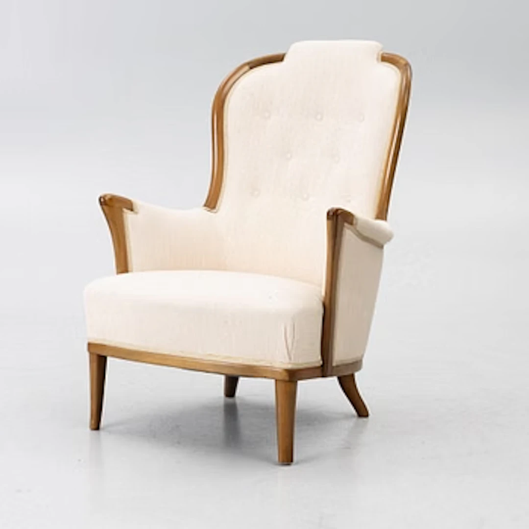 Carl Malmsten, armchair, “Vår Fru”.