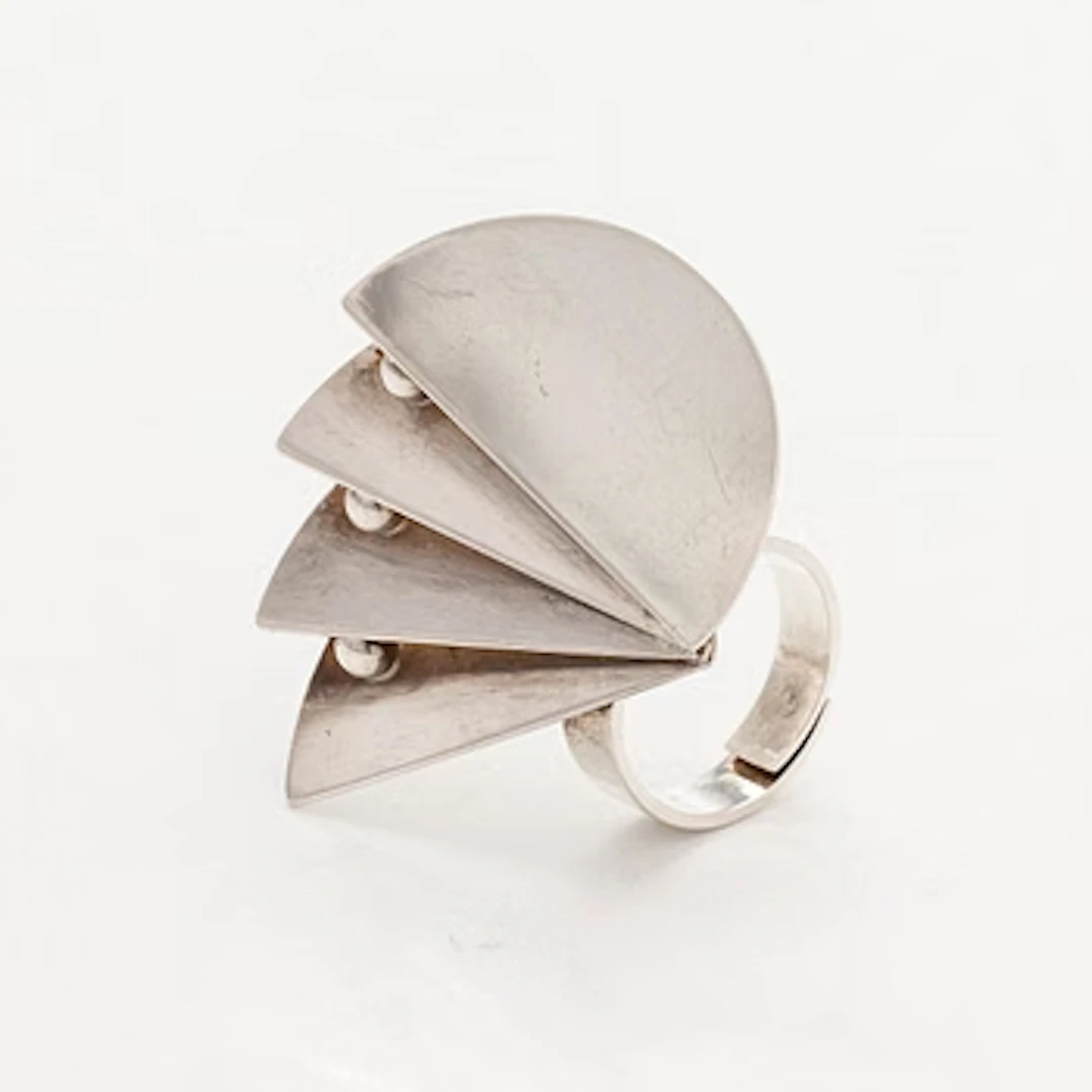 Elis Kauppi, ring, silver, Kupittaan Kulta, Turku.