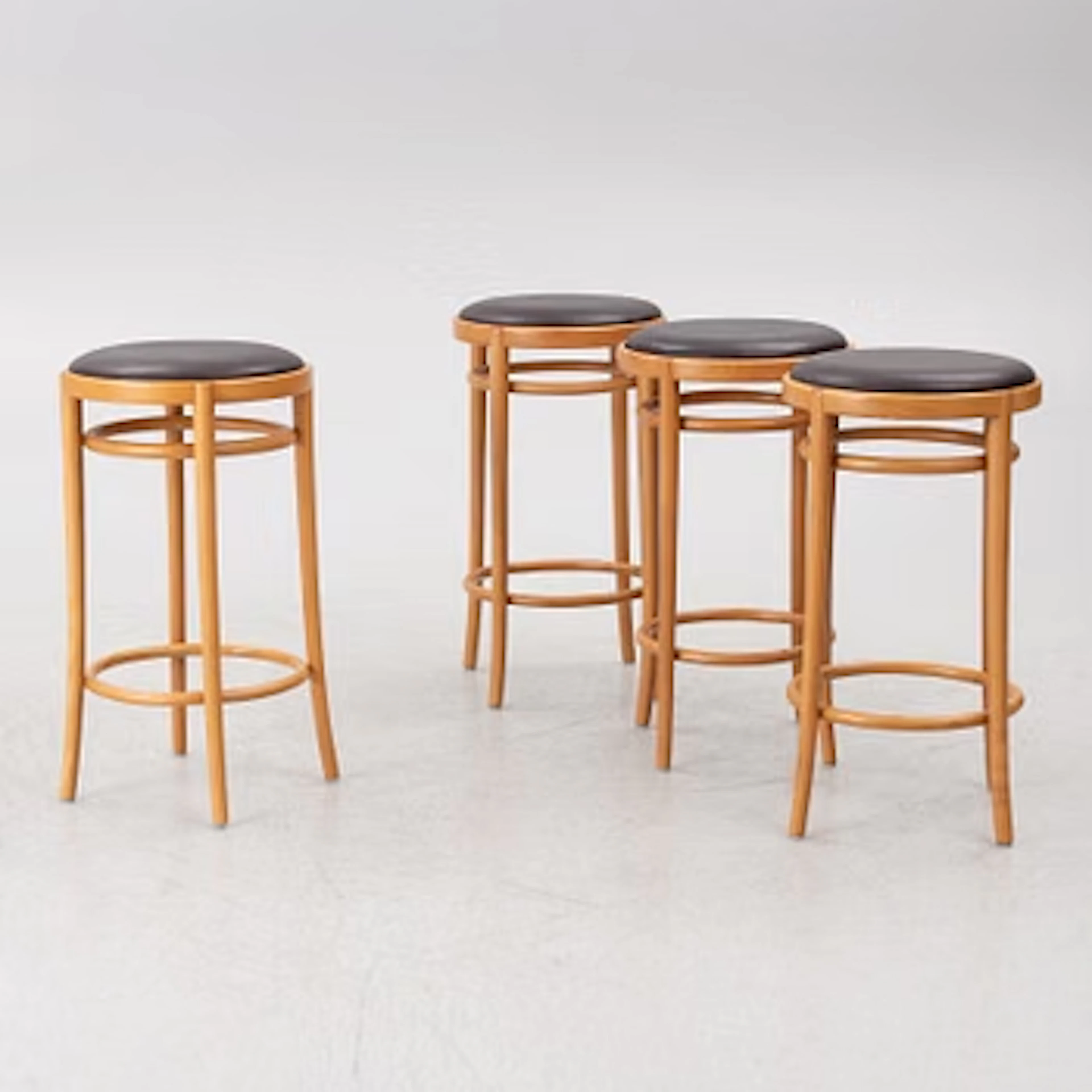 Four 'Josefin' bar stools, Gemla Fabrikers AB, 2008.