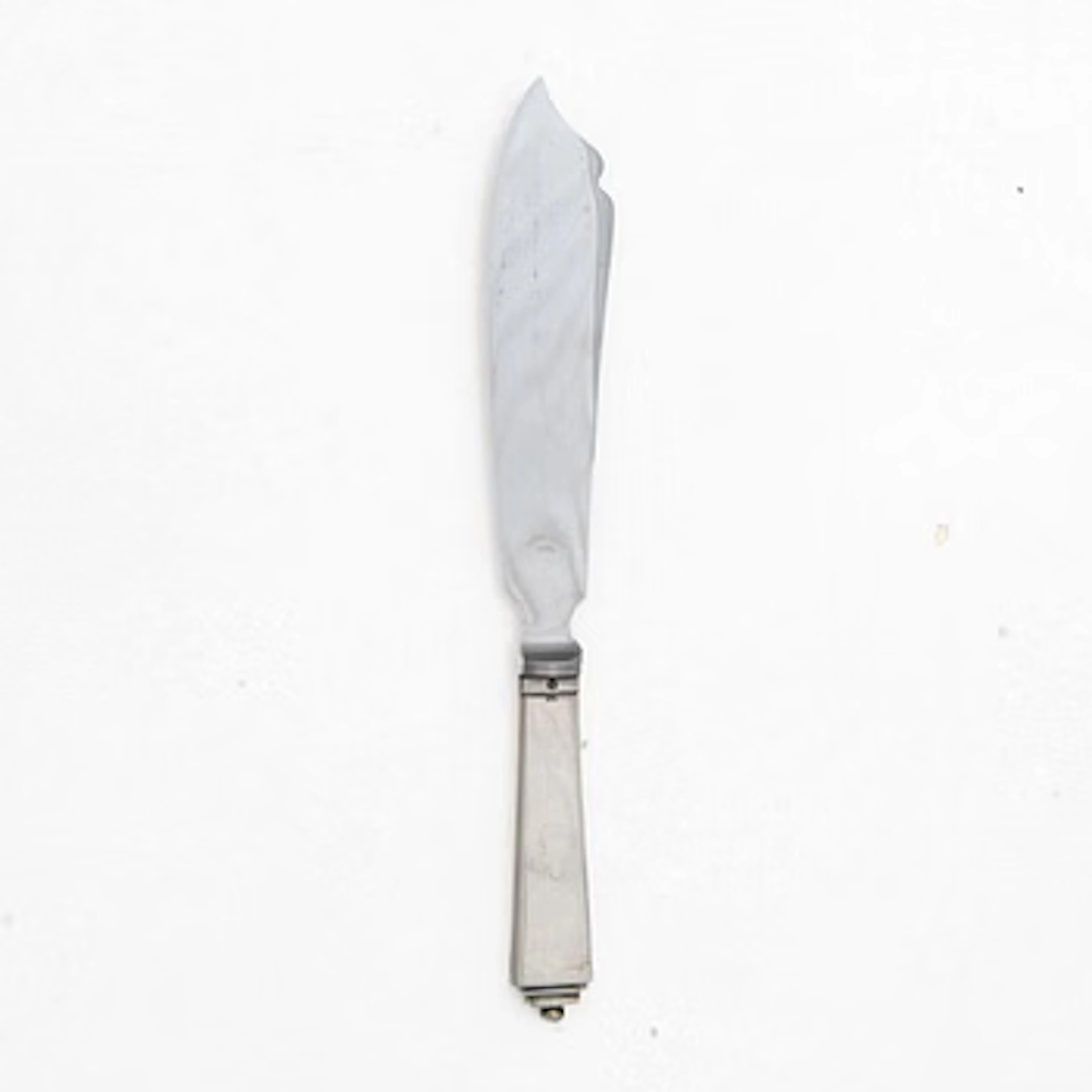 Georg Jensen, A silver 'Pyramid' fish knife, silver, Denmark, 1925–1932.