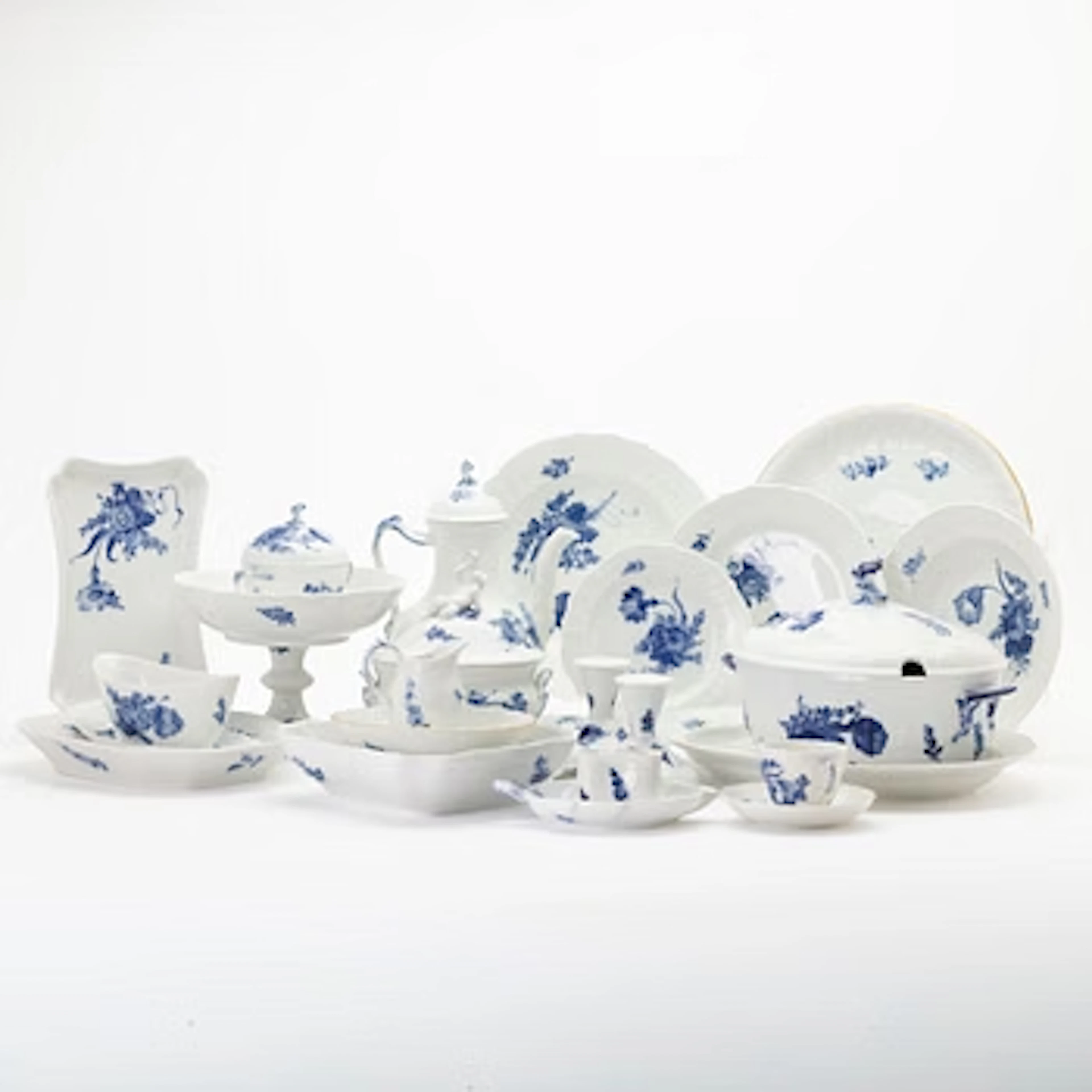 Dinner service, 76 pieces, “Blue Flower”, Royal Copenhagen, Denmark