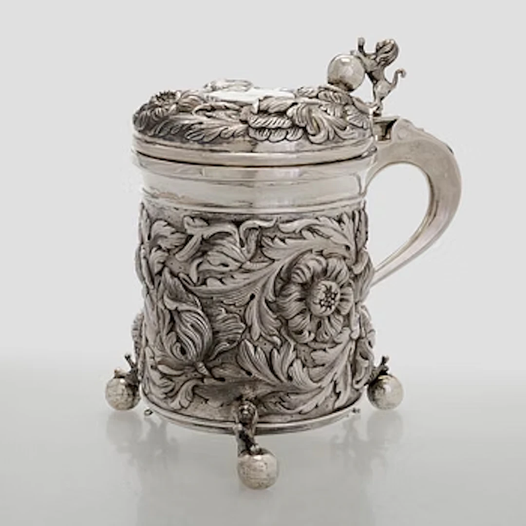 A sterling silver tankard, Ferreira Marques & Irmão, Topazio, Portugal