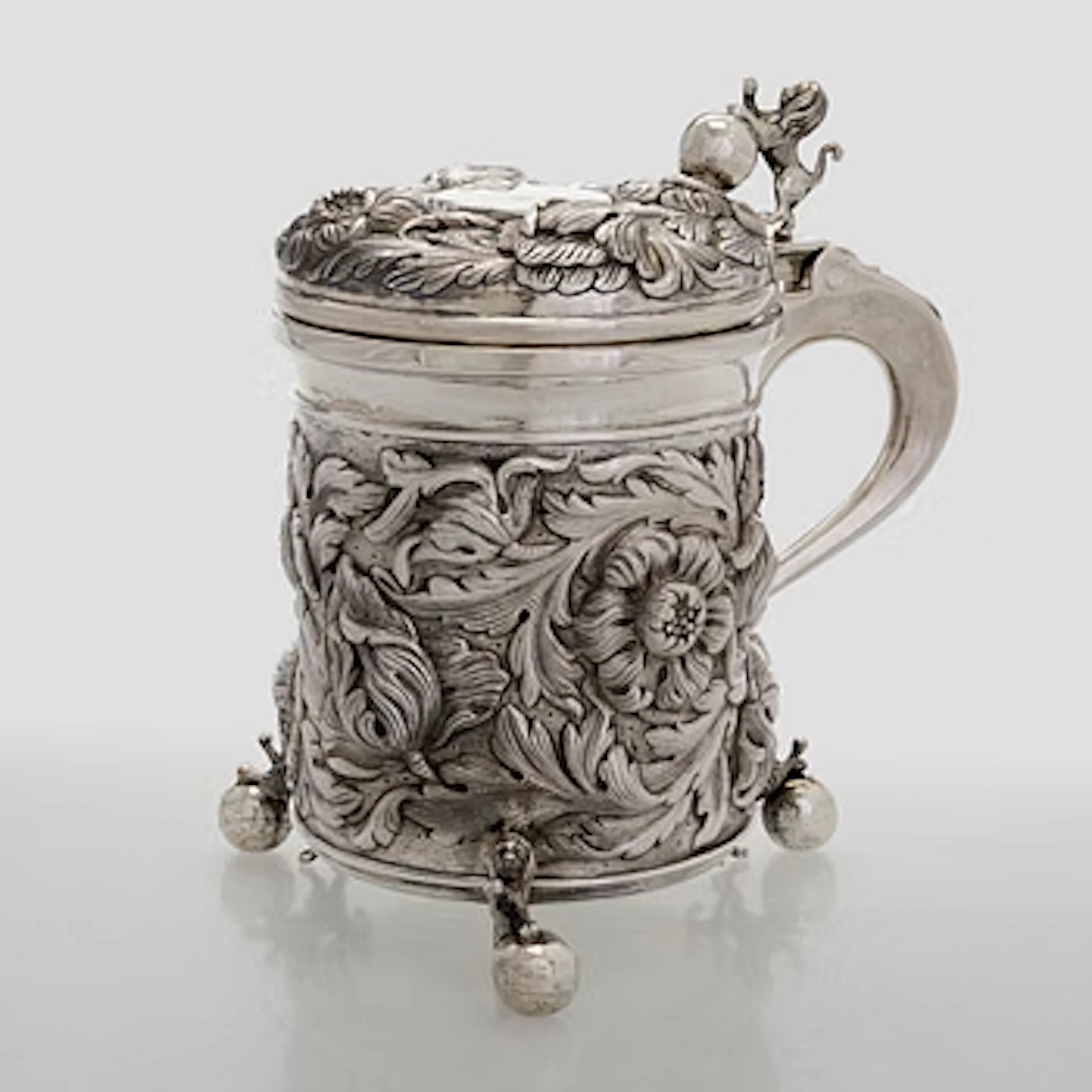 A sterling silver tankard, Ferreira Marques & Irmão, Topazio, Portugal