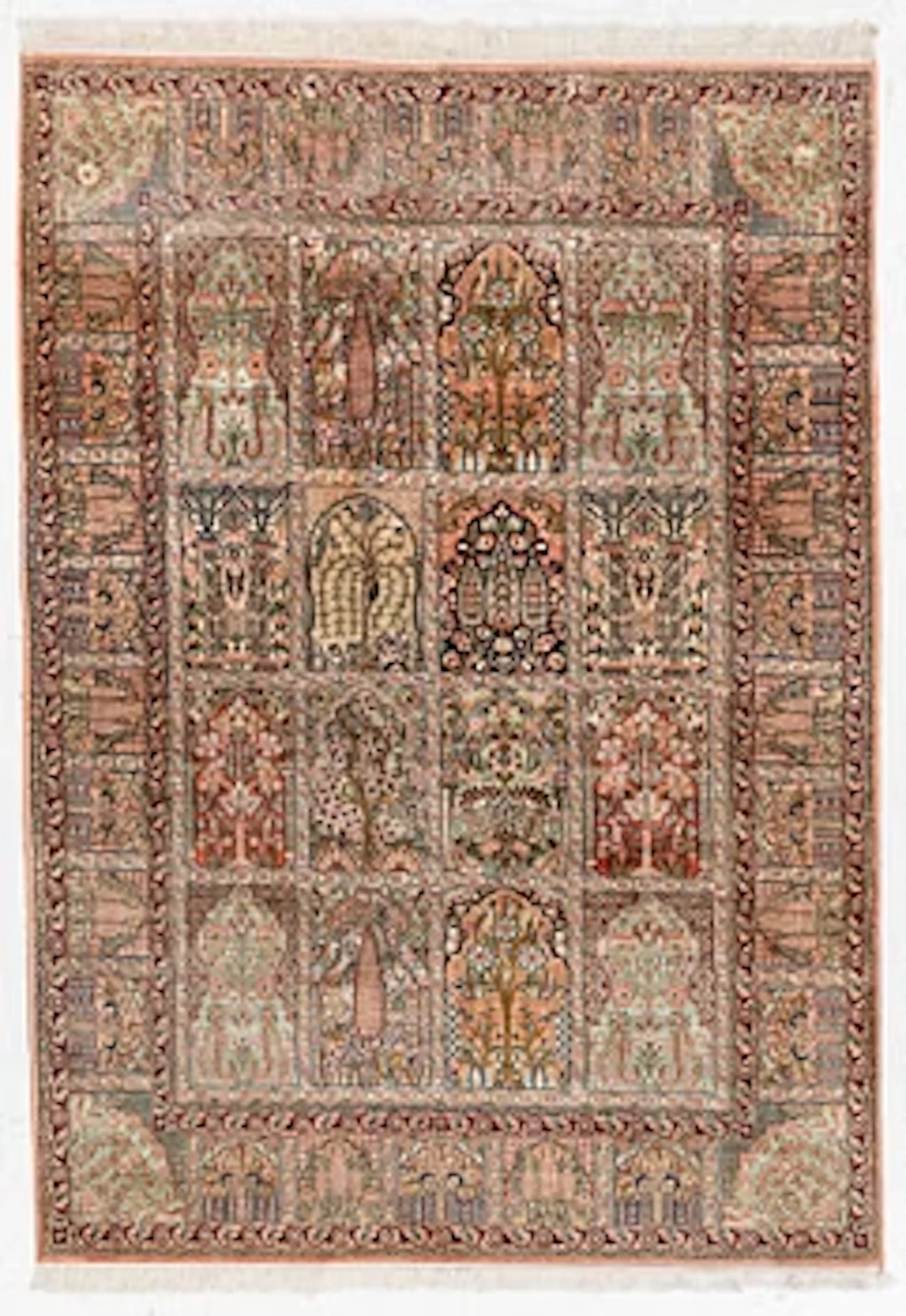 Rug, Kashmir, approx. 216 x 154 cm.