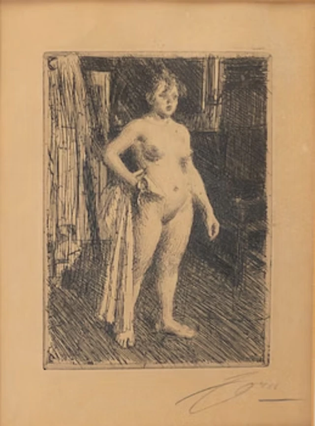 Anders Zorn, "Venus de la Vilette".