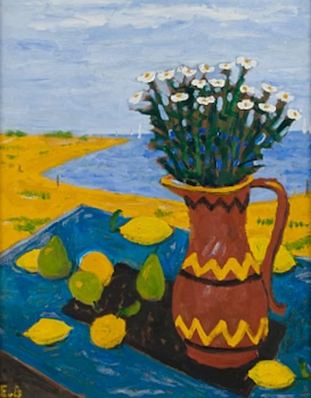 Eero von Boehm, Still Life by the Shore.