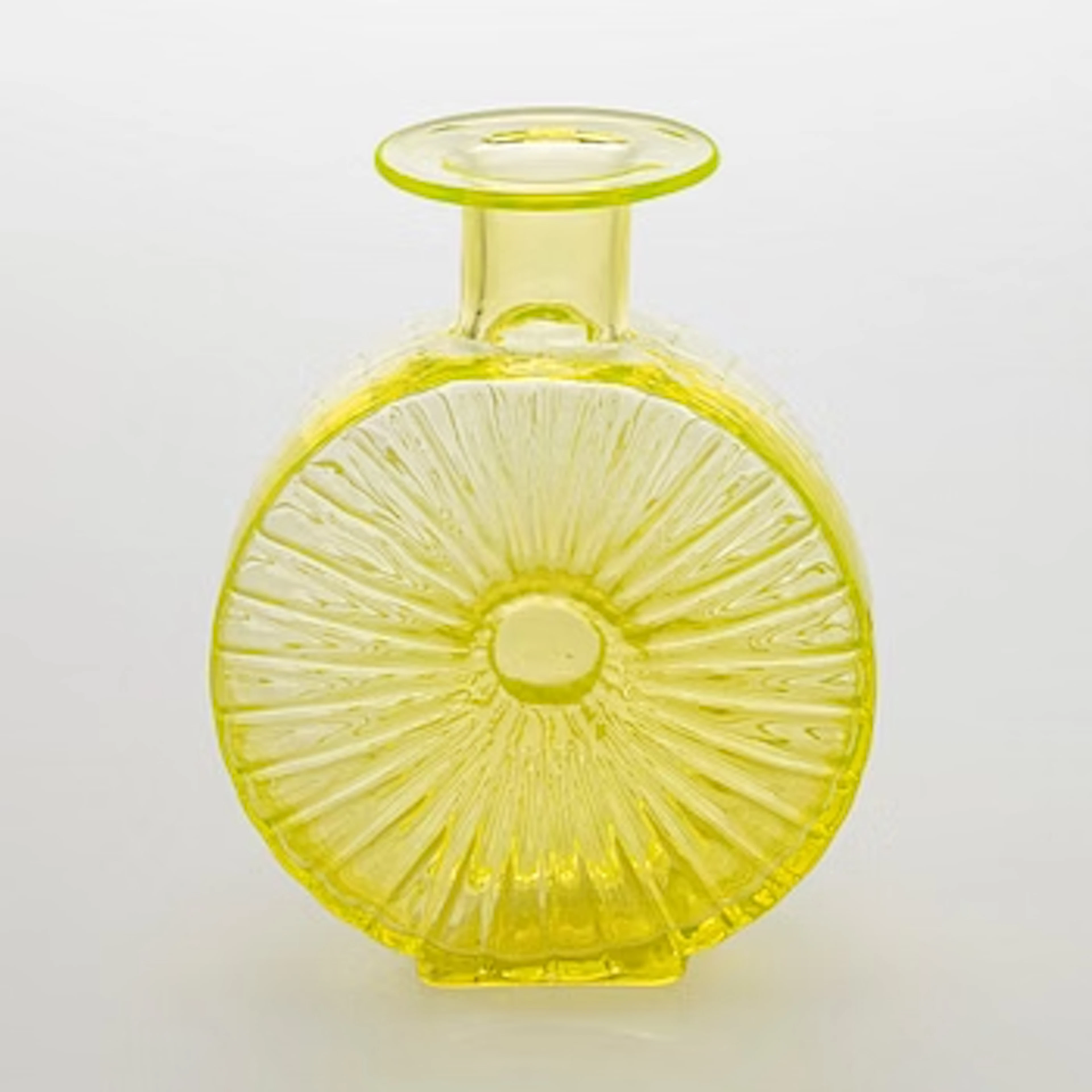 Helena Tynell, a "Sun bottle" for Riihimäen Lasi Oy. In production 1964-1974.