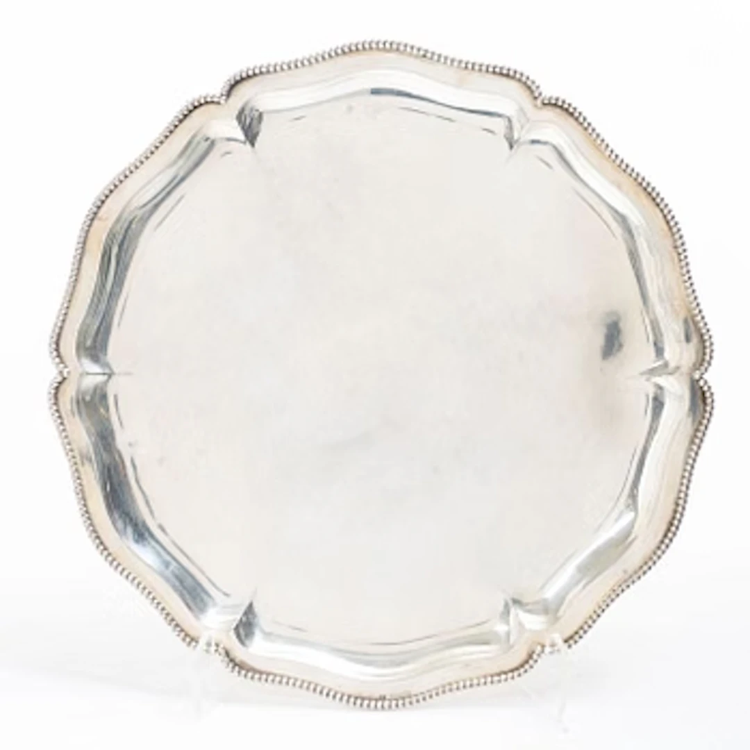 Tray, silver, GA Dahlgren, Malmö 1918.