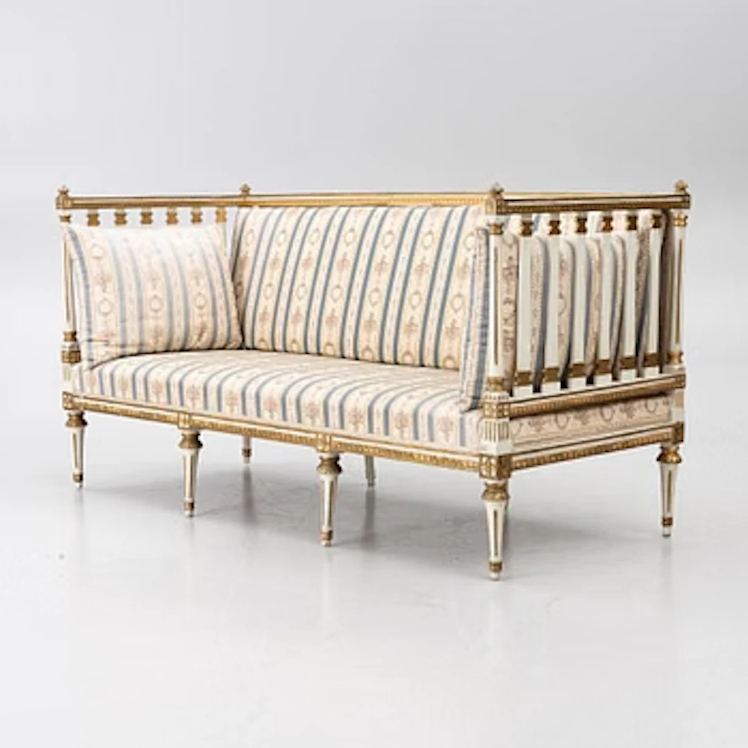 Sofa, Late Gustavian, late 18th century.