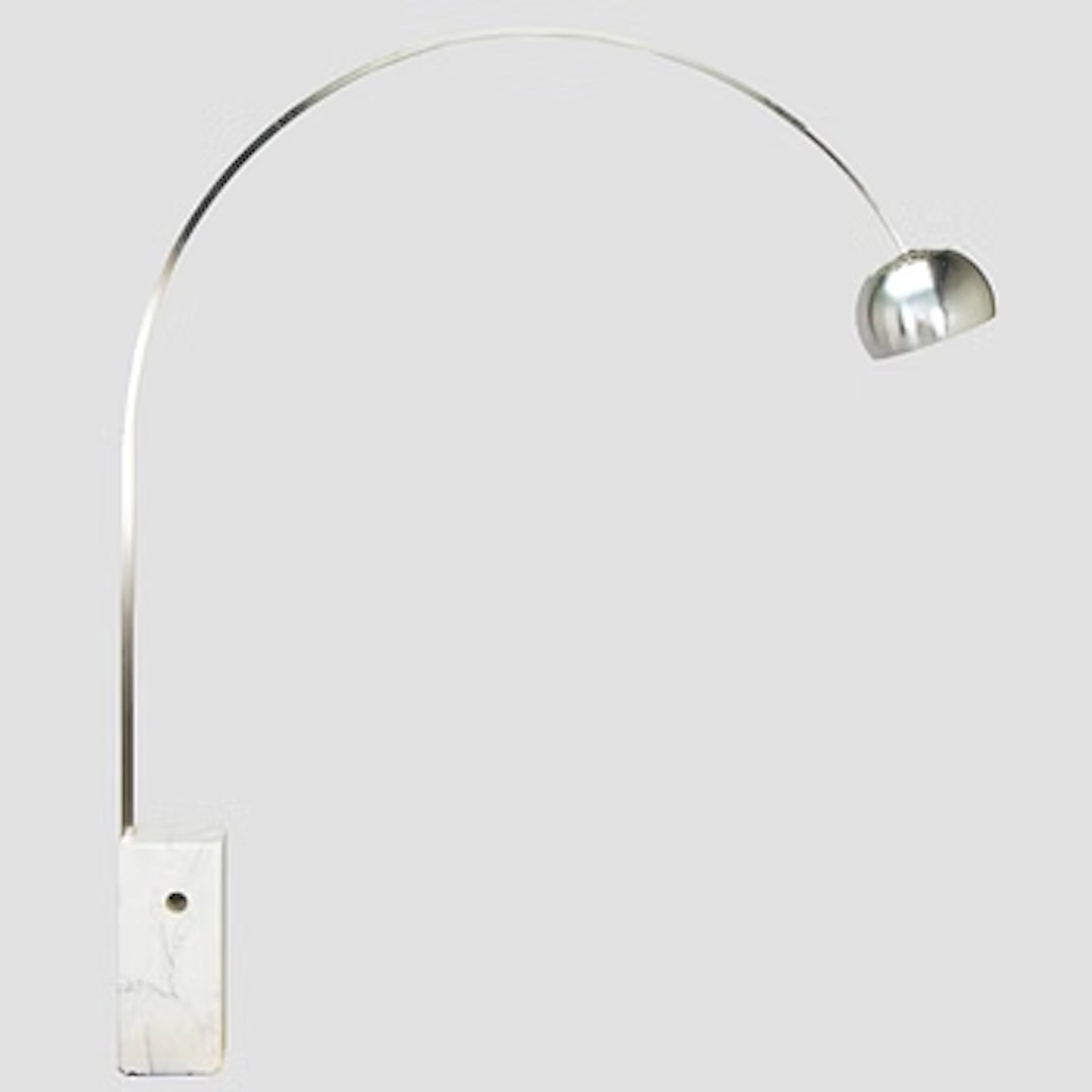 Achille & Pier Giacomo Castiglioni, an 'Arco' floor lamp for Flos, Italy.