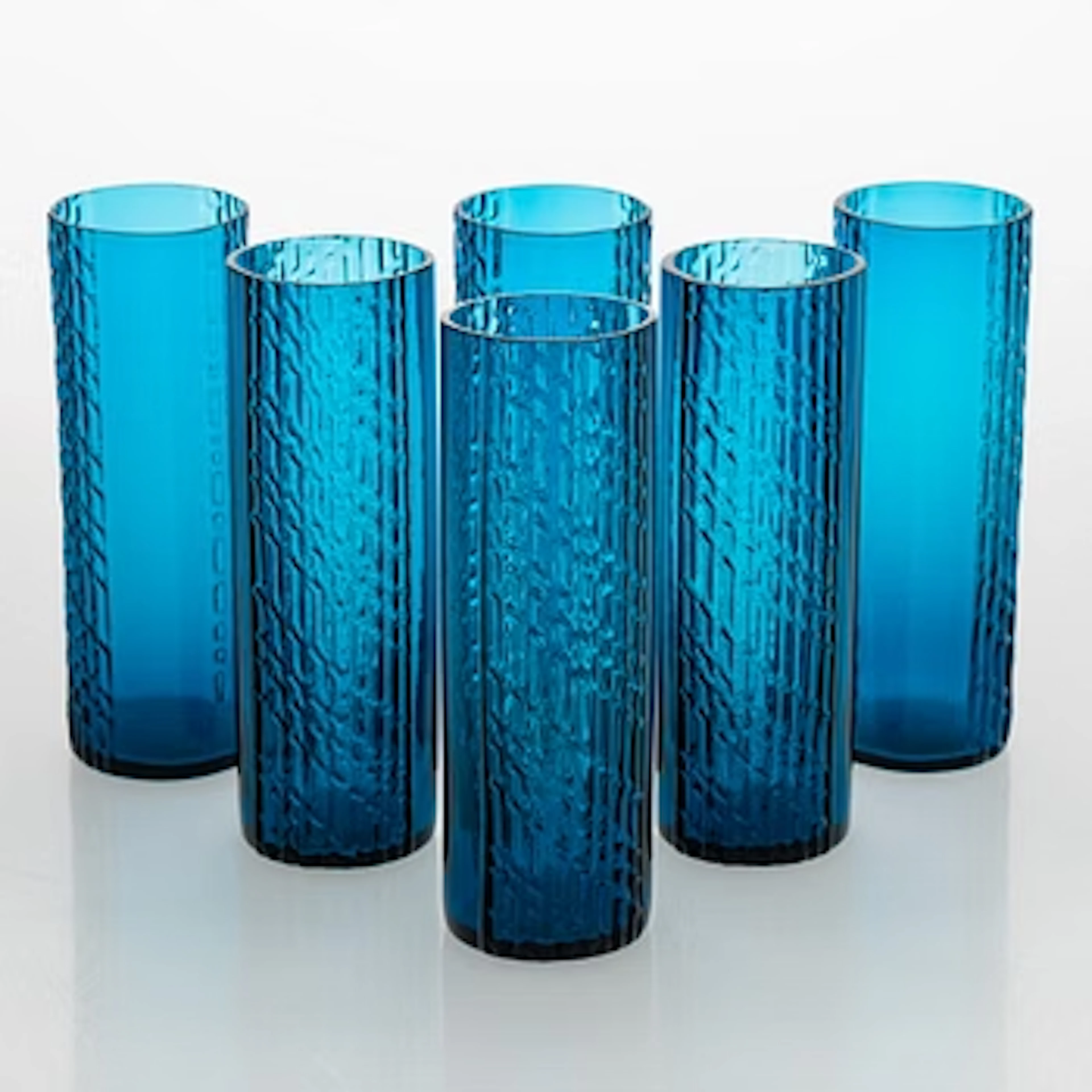 Nanny Still, Drinking glasses, 6 pcs, "Flindari", Riihimäen Lasi Oy.