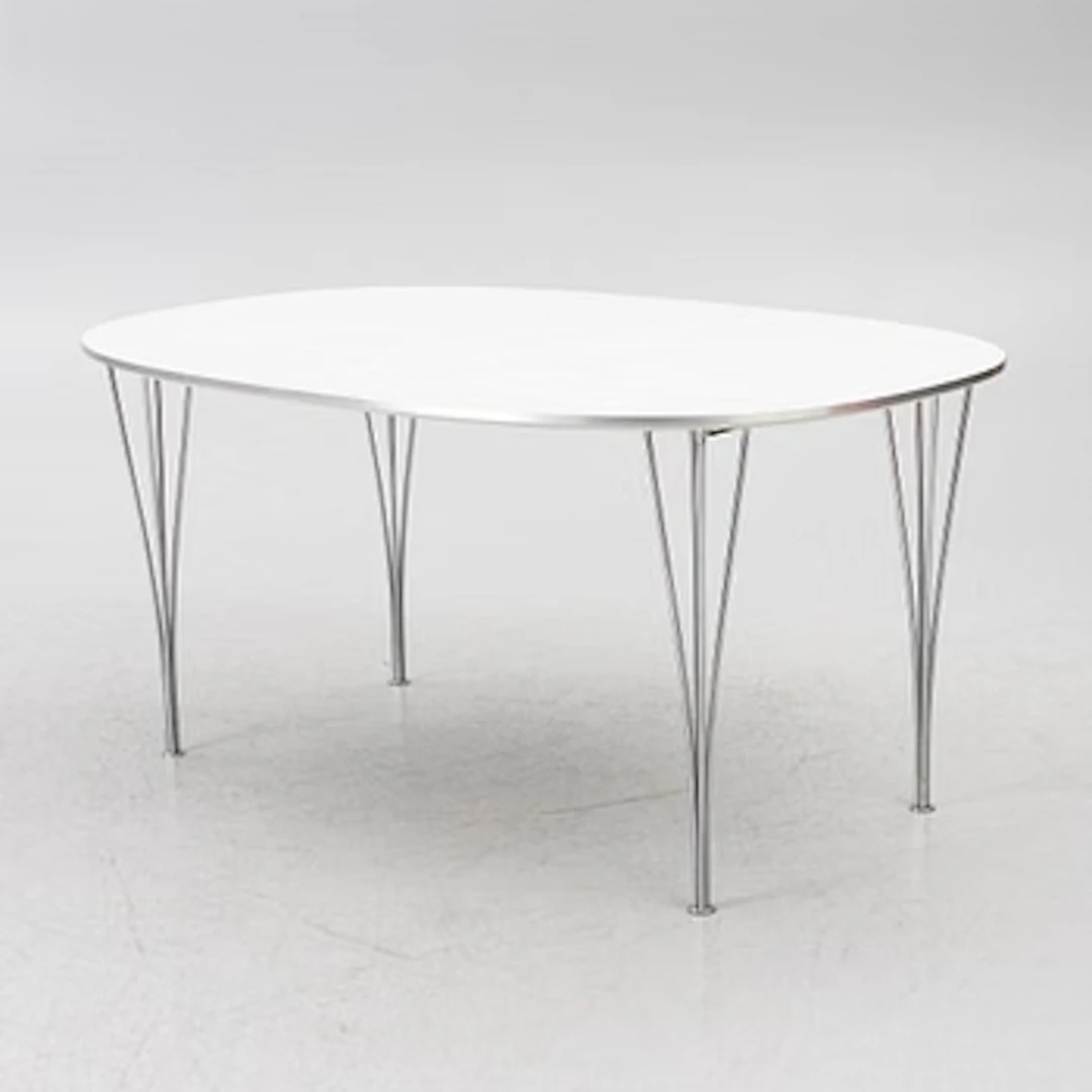Bruno Mathsson & Piet Hein, dining table, “Superellips”, Fritz Hansen