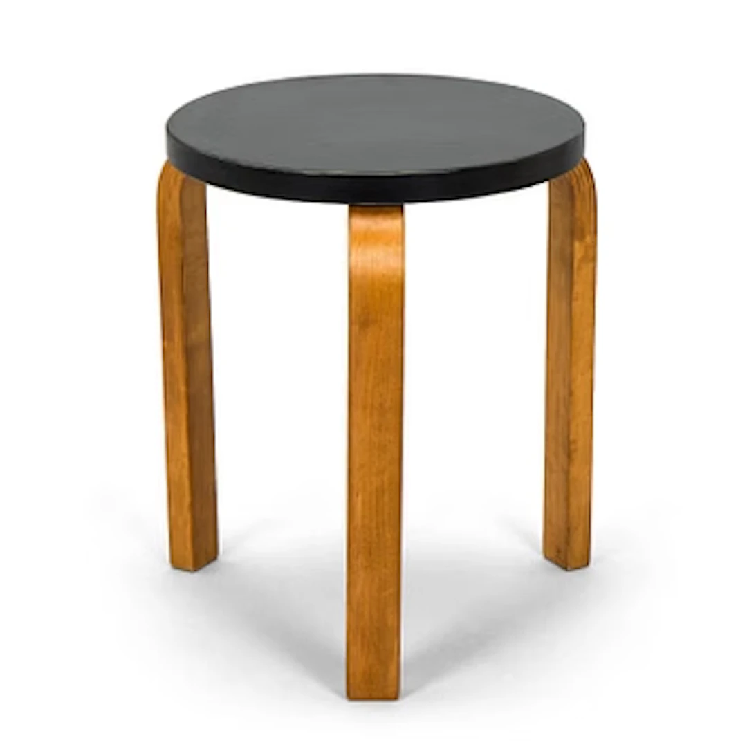 Alvar Aalto, a 1930s '60' stool for OY Huonekalu- ja Rakennustyötehdas