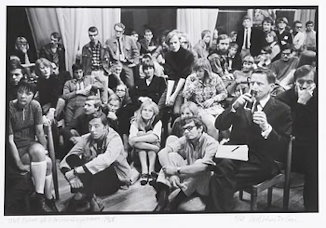 Carl Johan De Geer, "Olof Palme på Kårhusockupationen 1968".