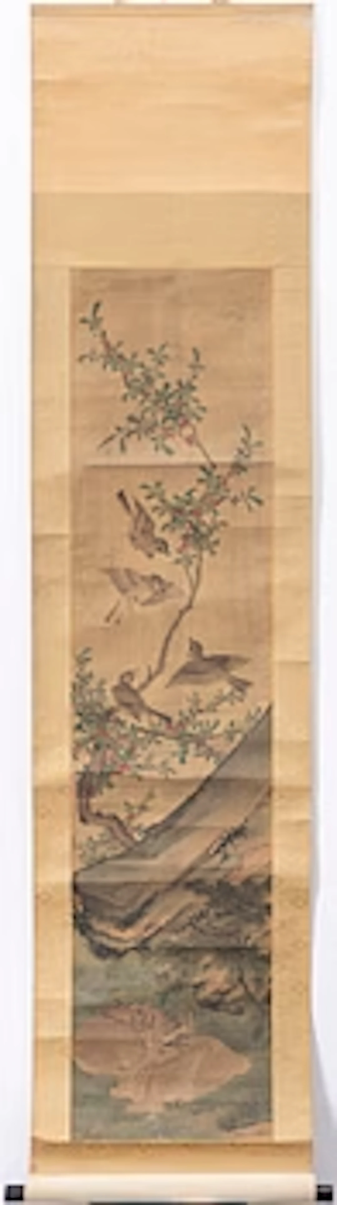 Unidentified artist, deer and birds in a blooming landscape, late