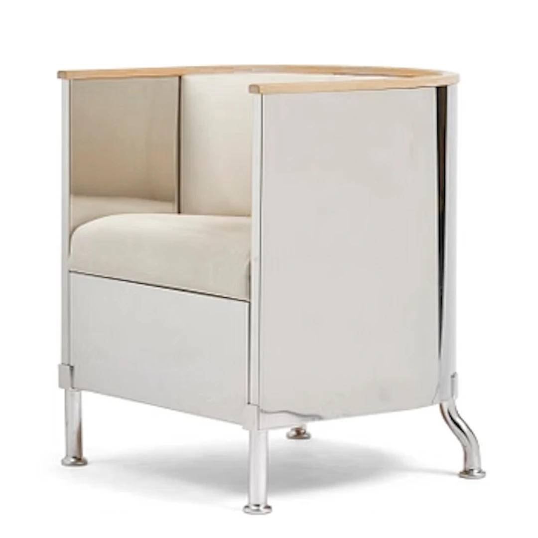 Mats Theselius, an "Inox" armchair, ed. HC 16/19, Källemo, Värnamo, post 2015.