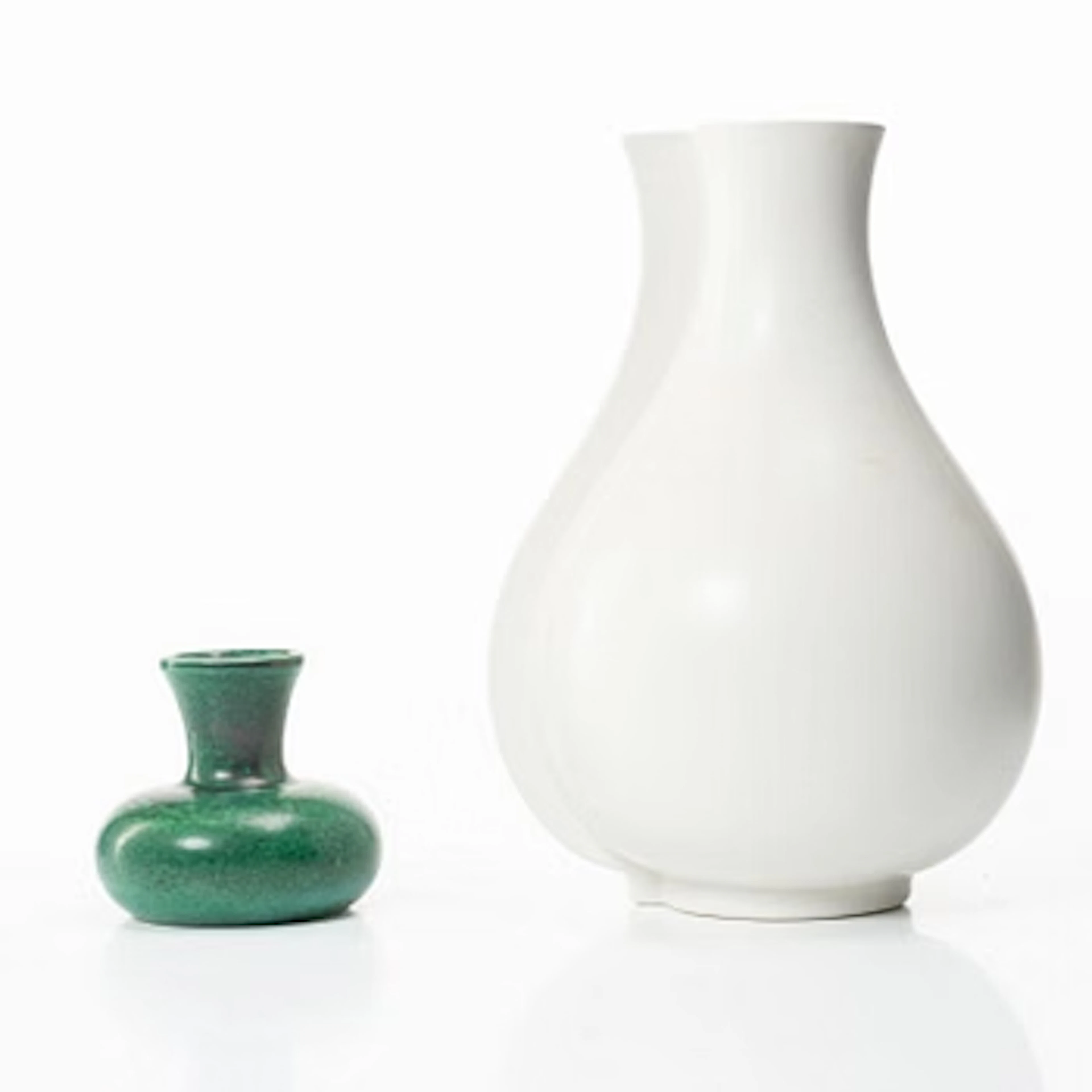 Wilhelm Kåge, 2 stoneware vases, Gustavsberg.