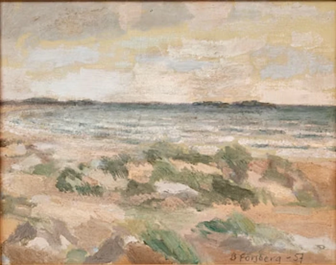 Birger Forsberg, Coastal landscape.