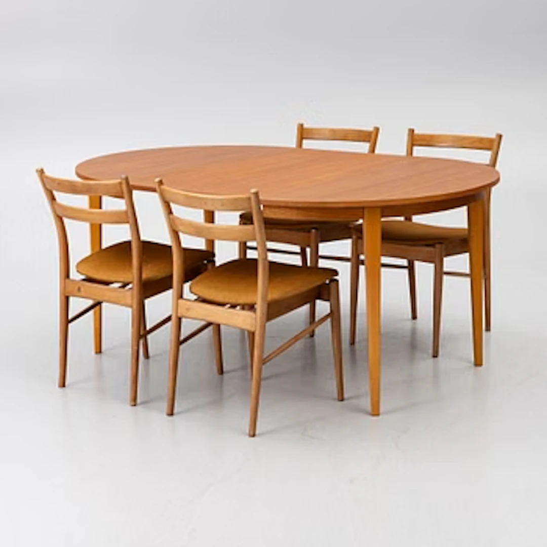 IKEA, A five-piece dining suite, 1950s/60s.
