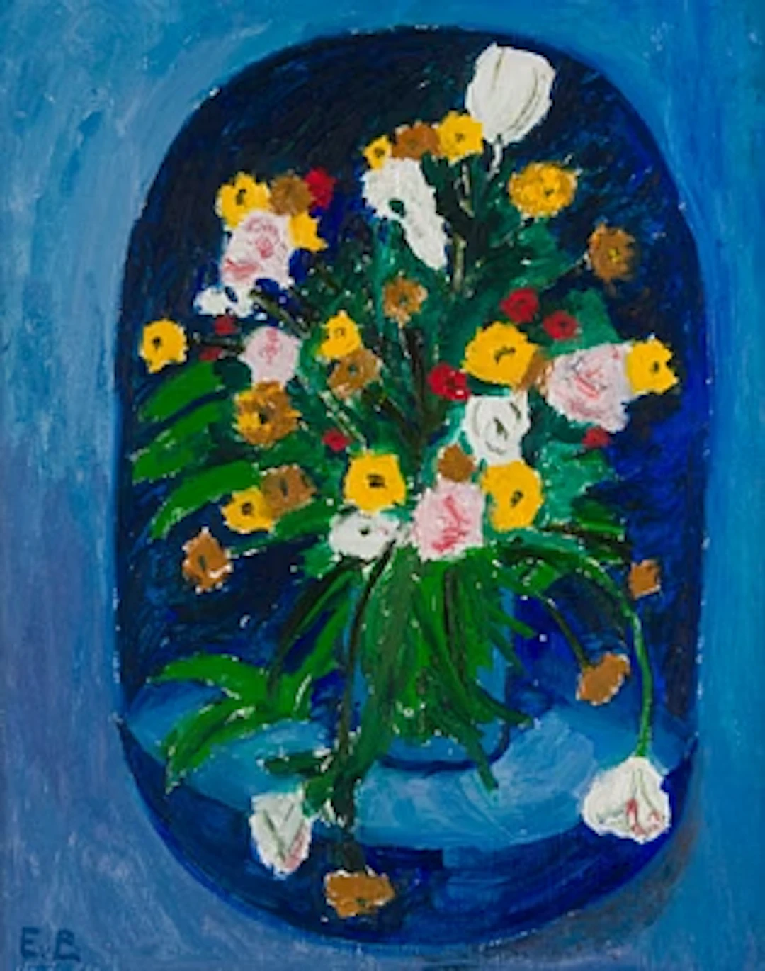 Eero von Boehm, Still Life with Flowers.