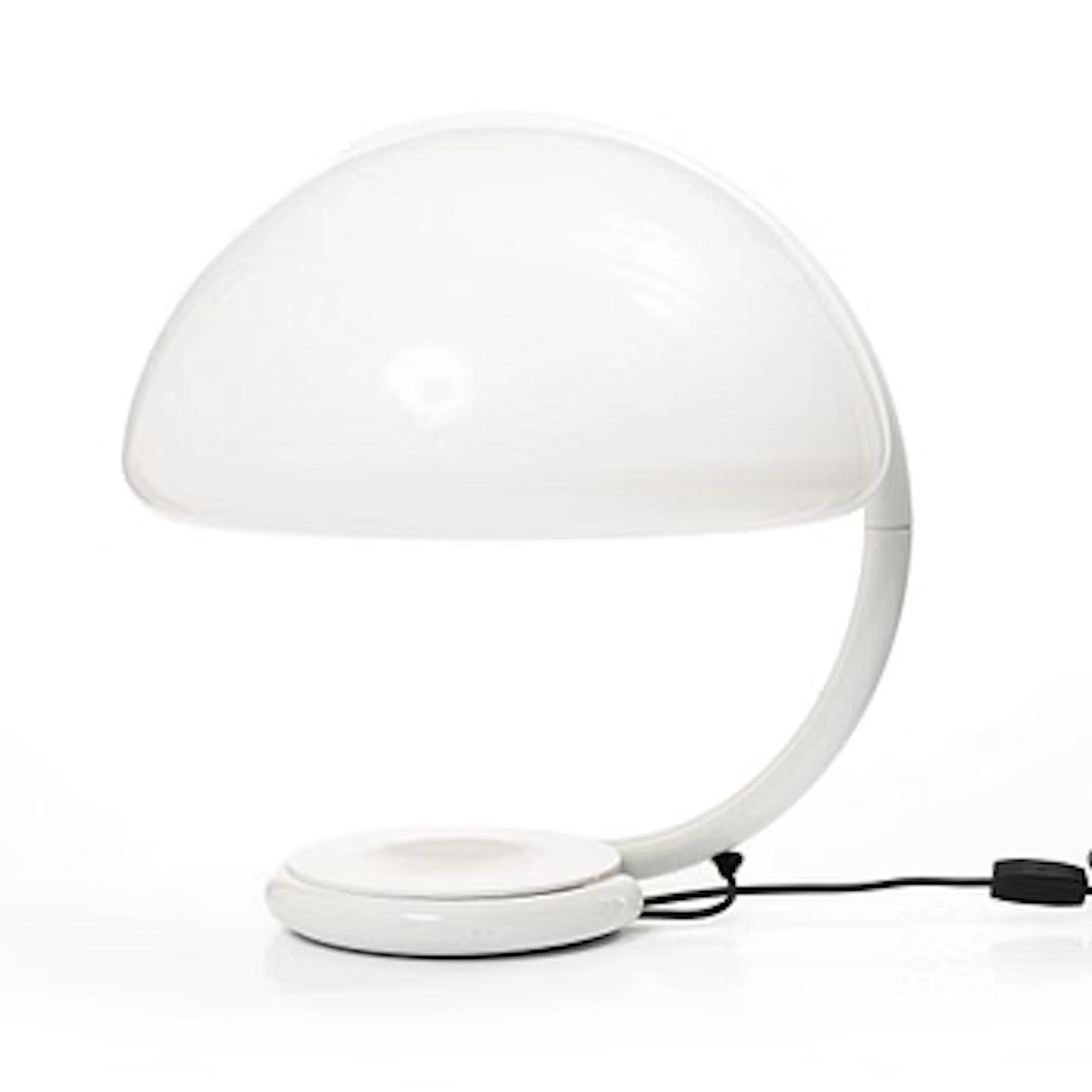 Elio Martinelli, A "Serpente 599" table lamp by Martinelli Luce, Italy.