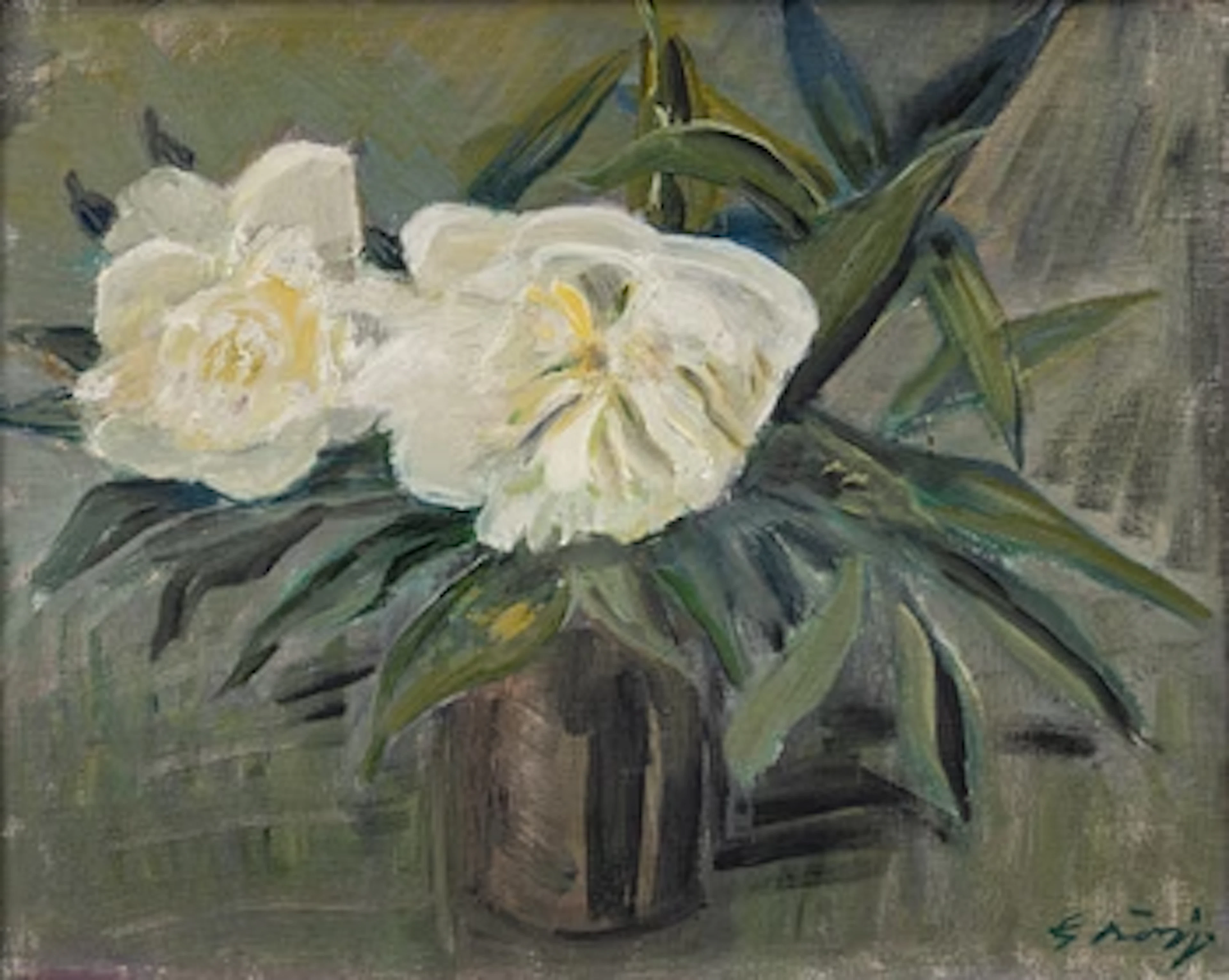 Gideon Börje, Floral still life.
