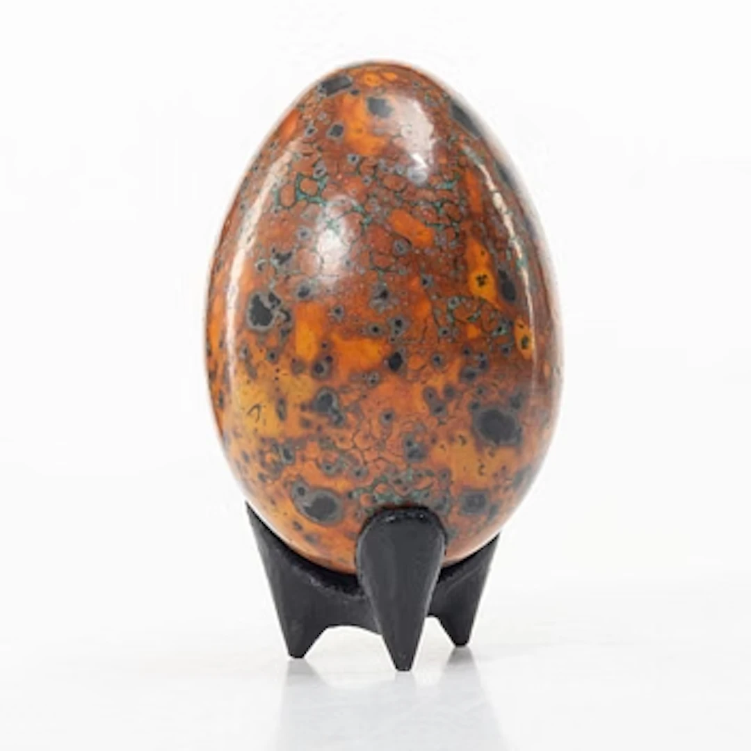 Hans Hedberg, a faience egg, Biot, France.