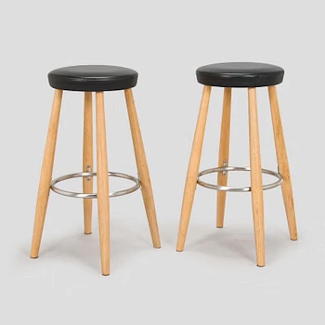 Hans J. Wegner, a pair of bar stools, model CH 58, Carl Hansen & Son