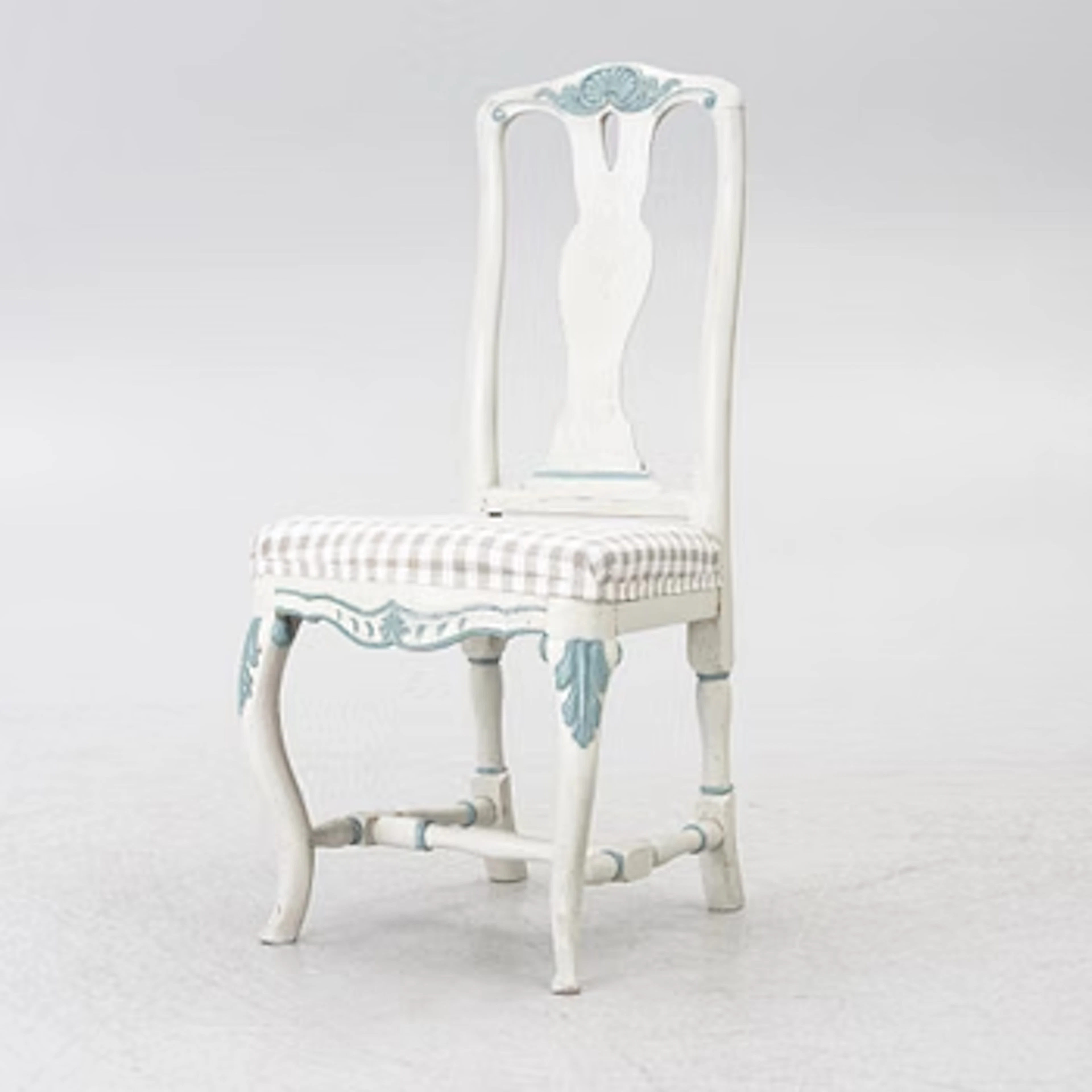 Chair, Stockholm manufacture, latter part of the 18th century, Rococo.