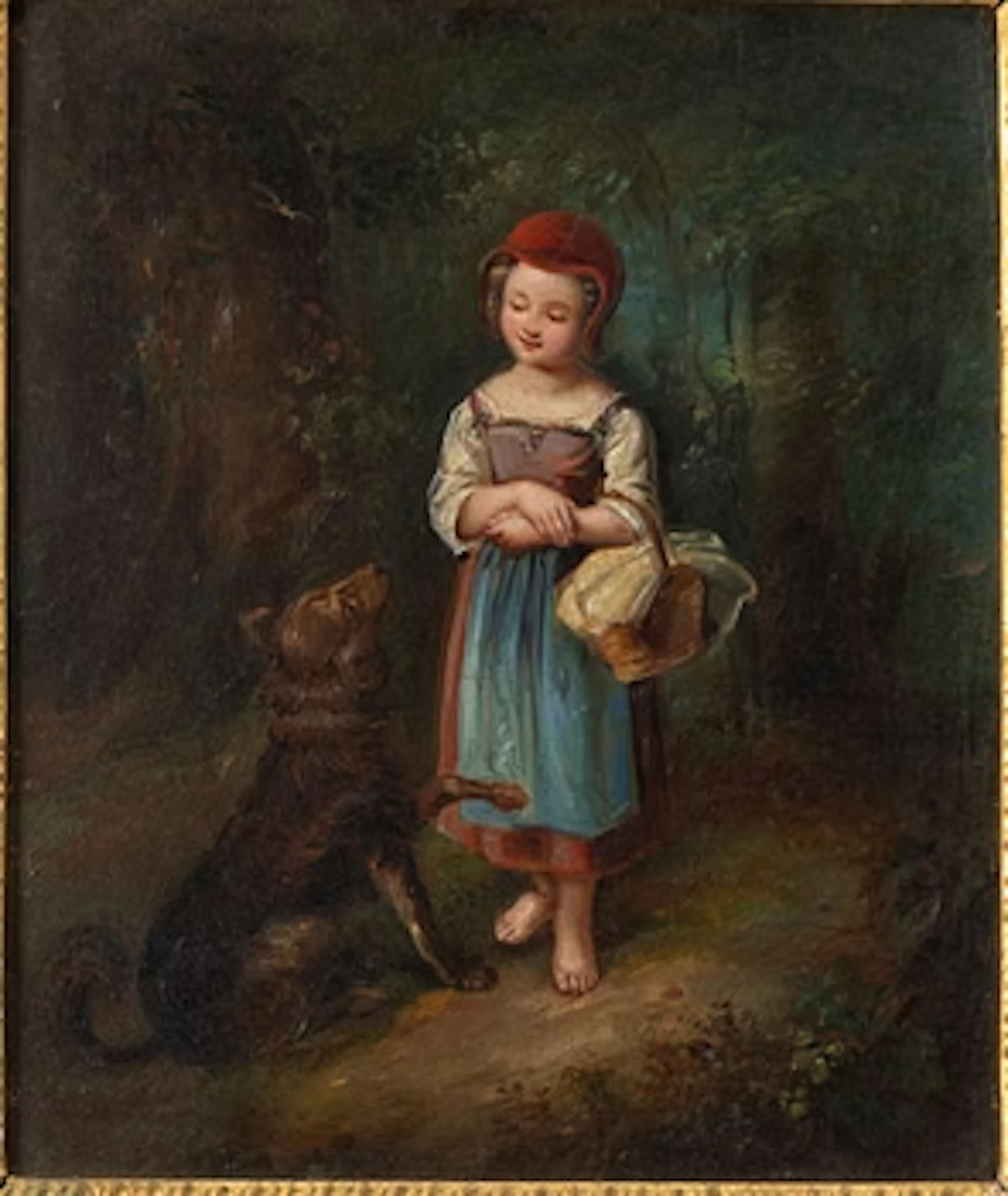 Unknown artist, 19th century, Little Red Riding Hood.