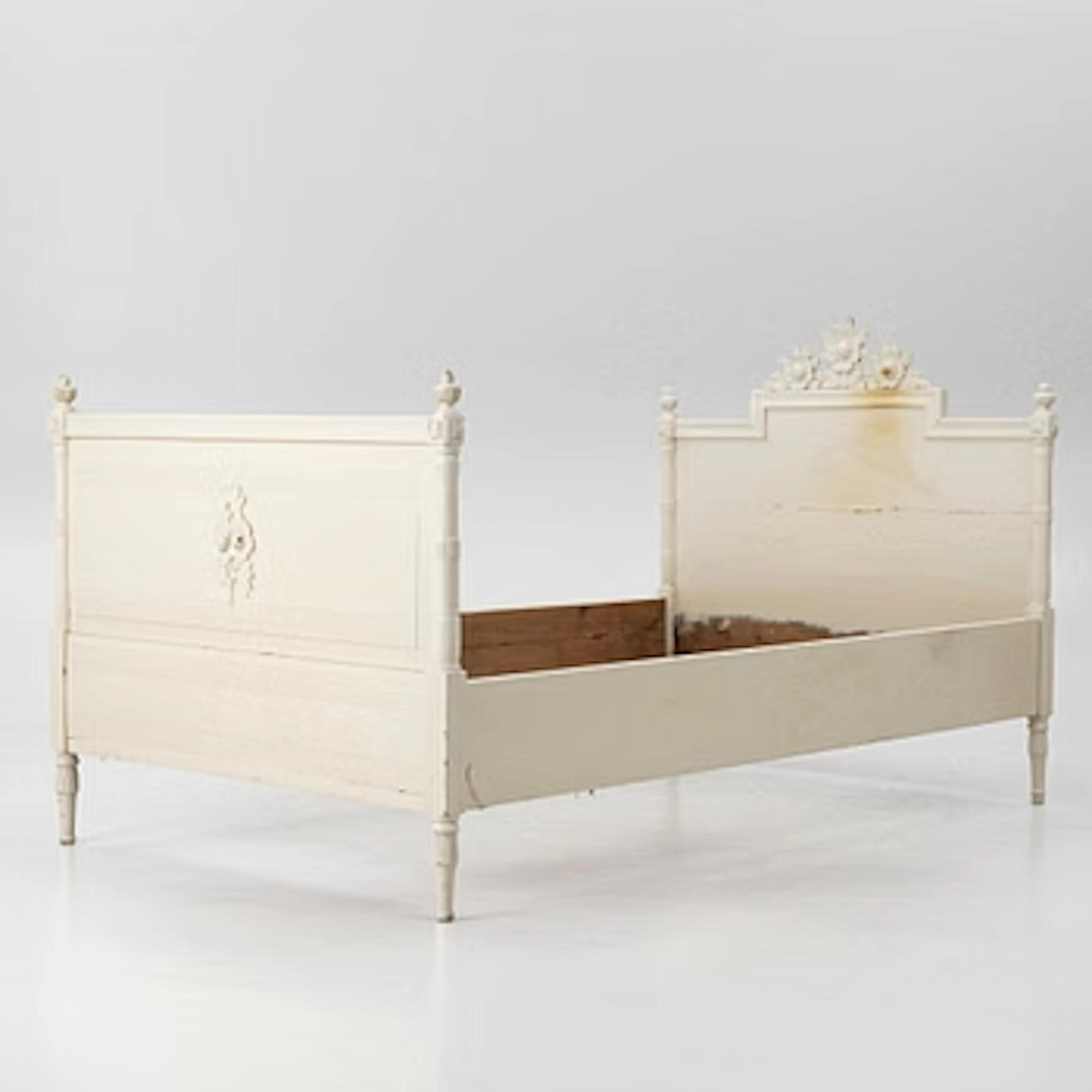 Bed frame, late 18th century, Gustavian.