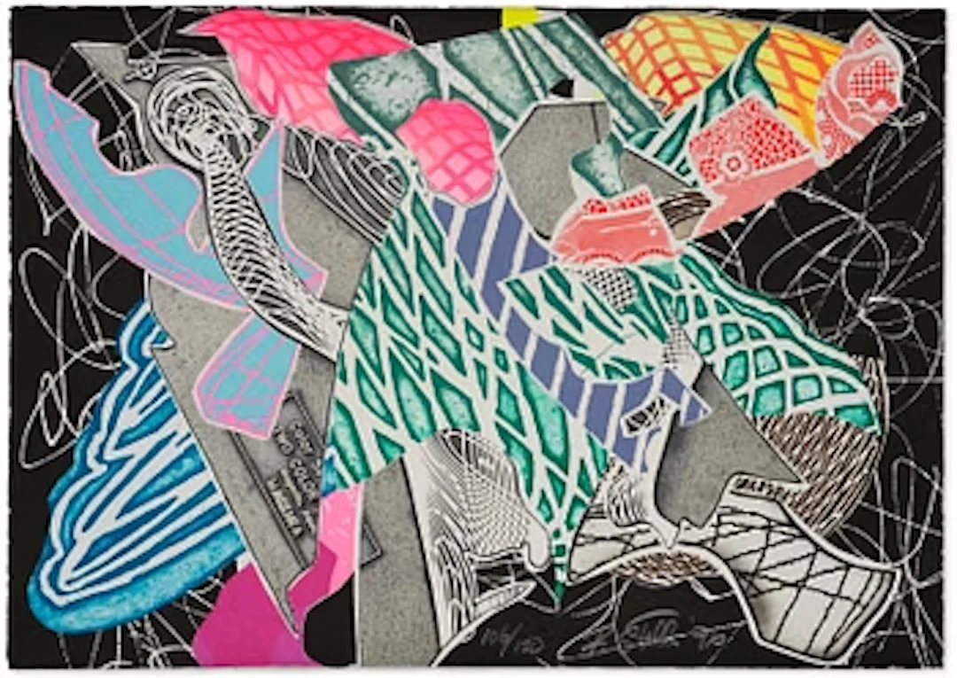 Frank Stella, Hudson River Valley Portfolio Print.