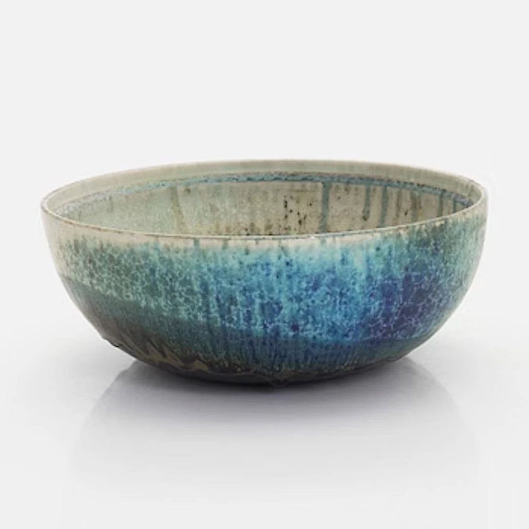 Francesca Mascitti-Lindh, a ceramic bowl, signed FML Arabia.