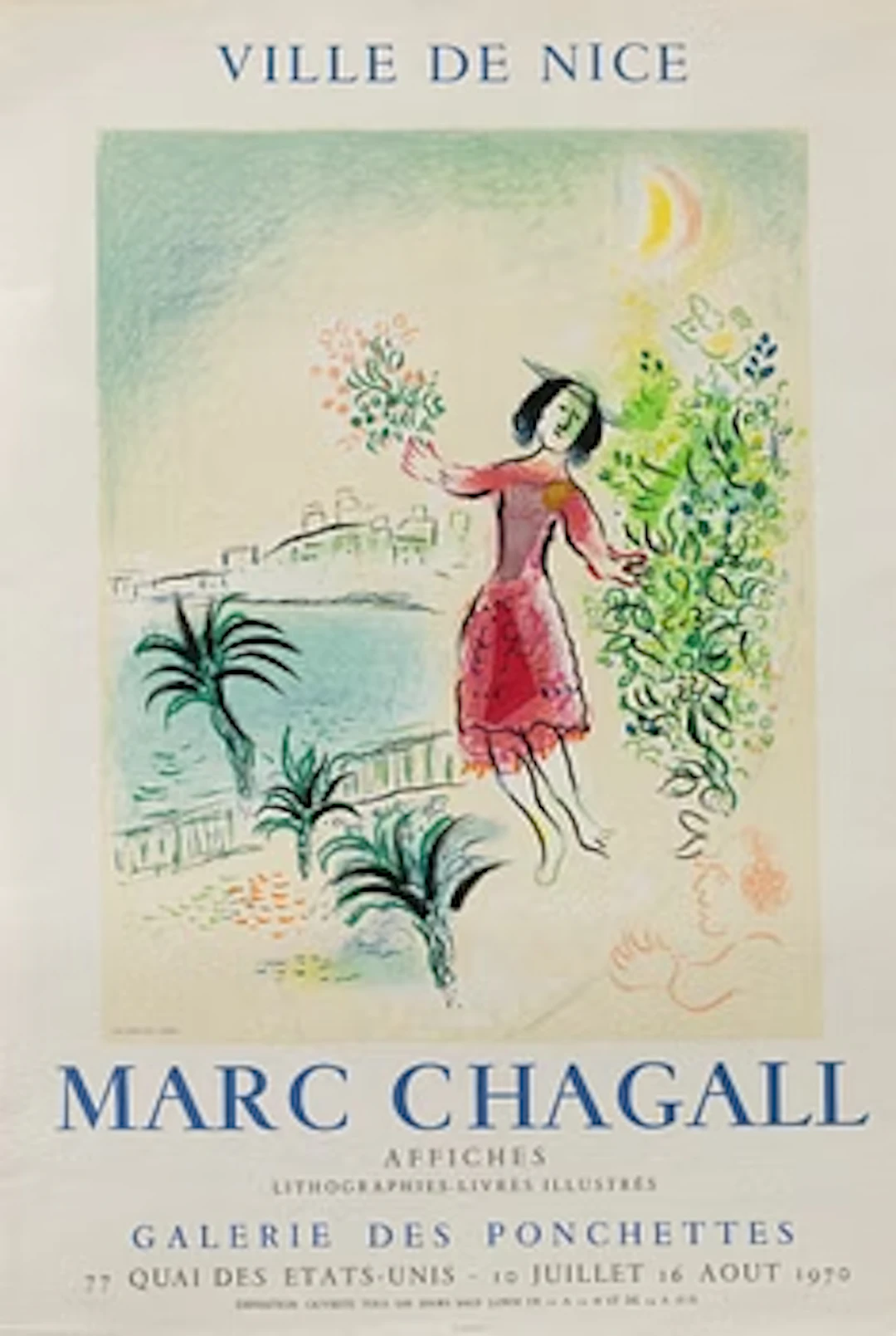 Marc Chagall, after, "Ville de Nice".