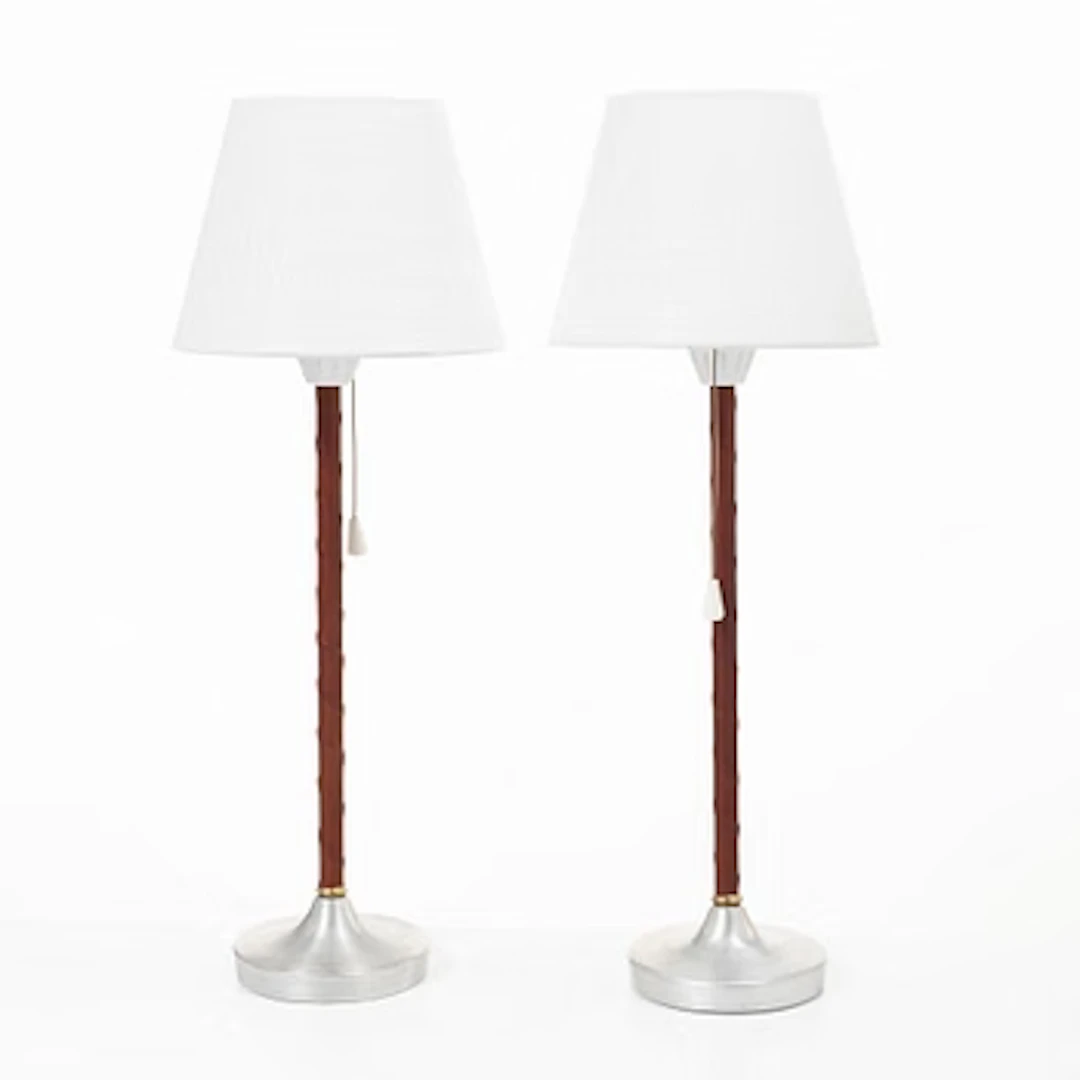 A pair of table lamps, model 15734, Böhlmarks Lampfabrik.