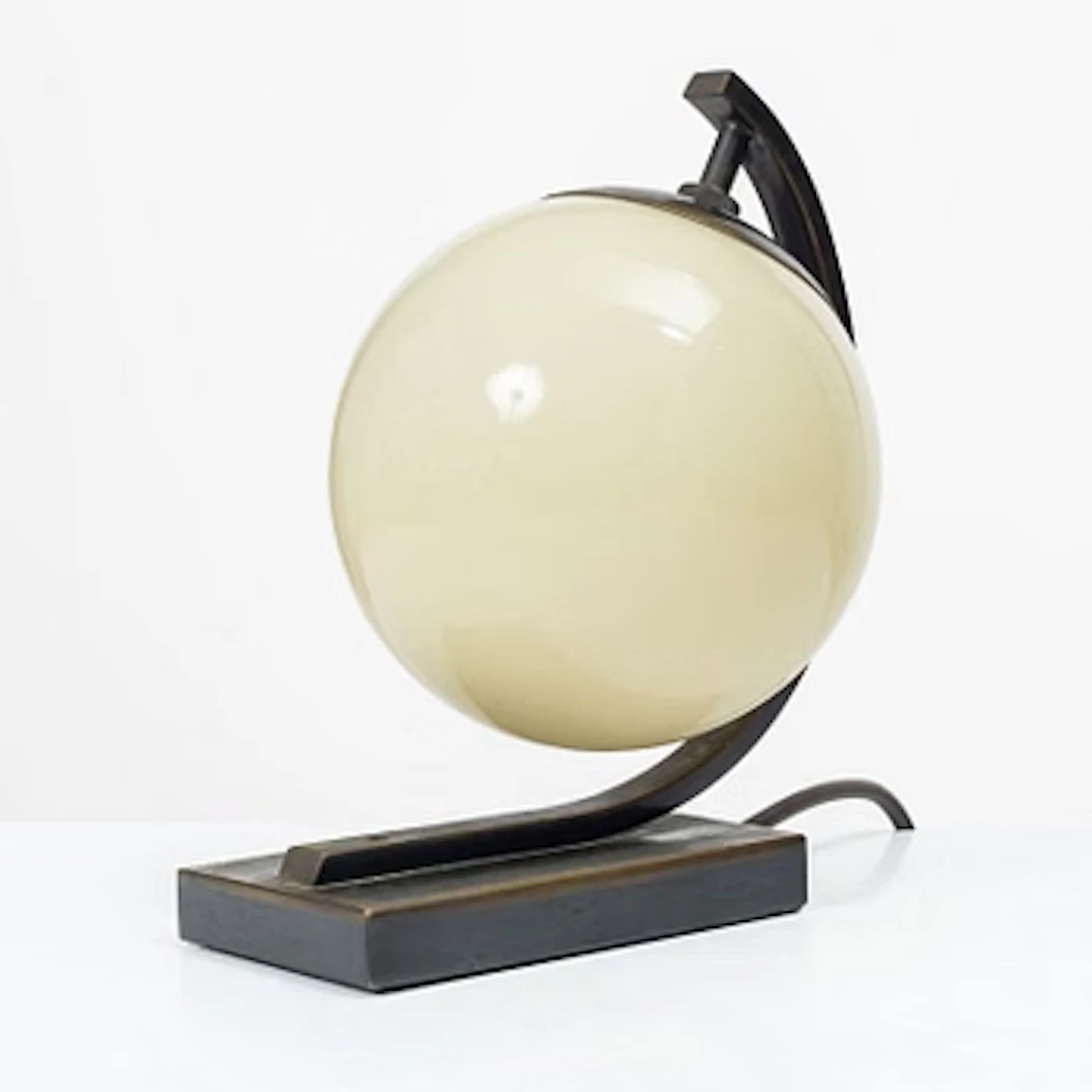 A table lamp, 1930s.