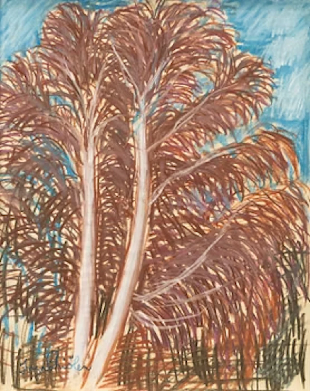 Inge Schiöler, Winter Trees.