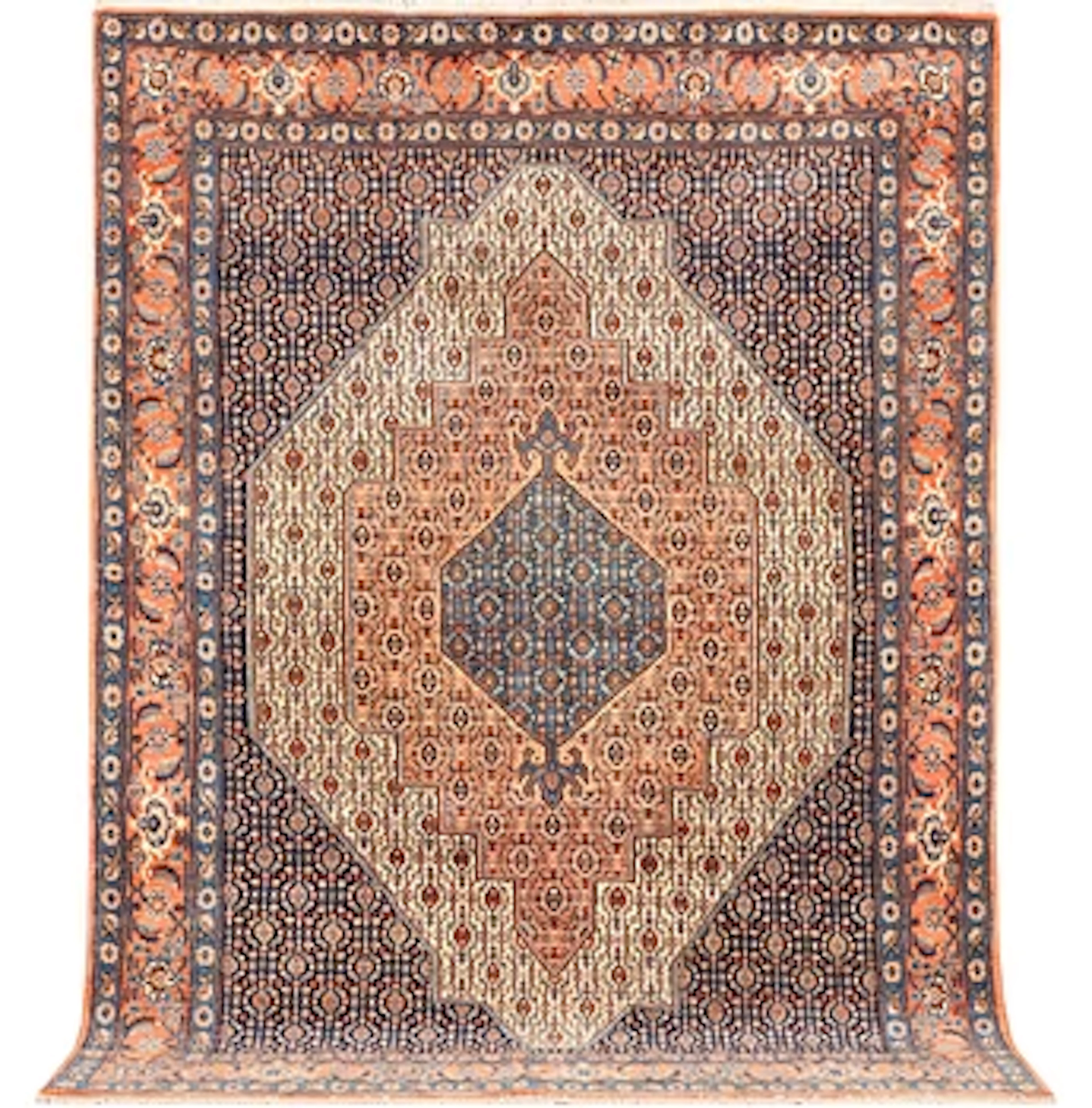 An Antique Senneh carpet, c. 221 x 170 cm.