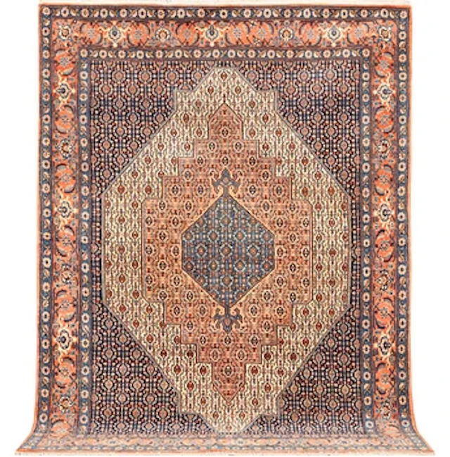 An Antique Senneh carpet, c. 221 x 170 cm.