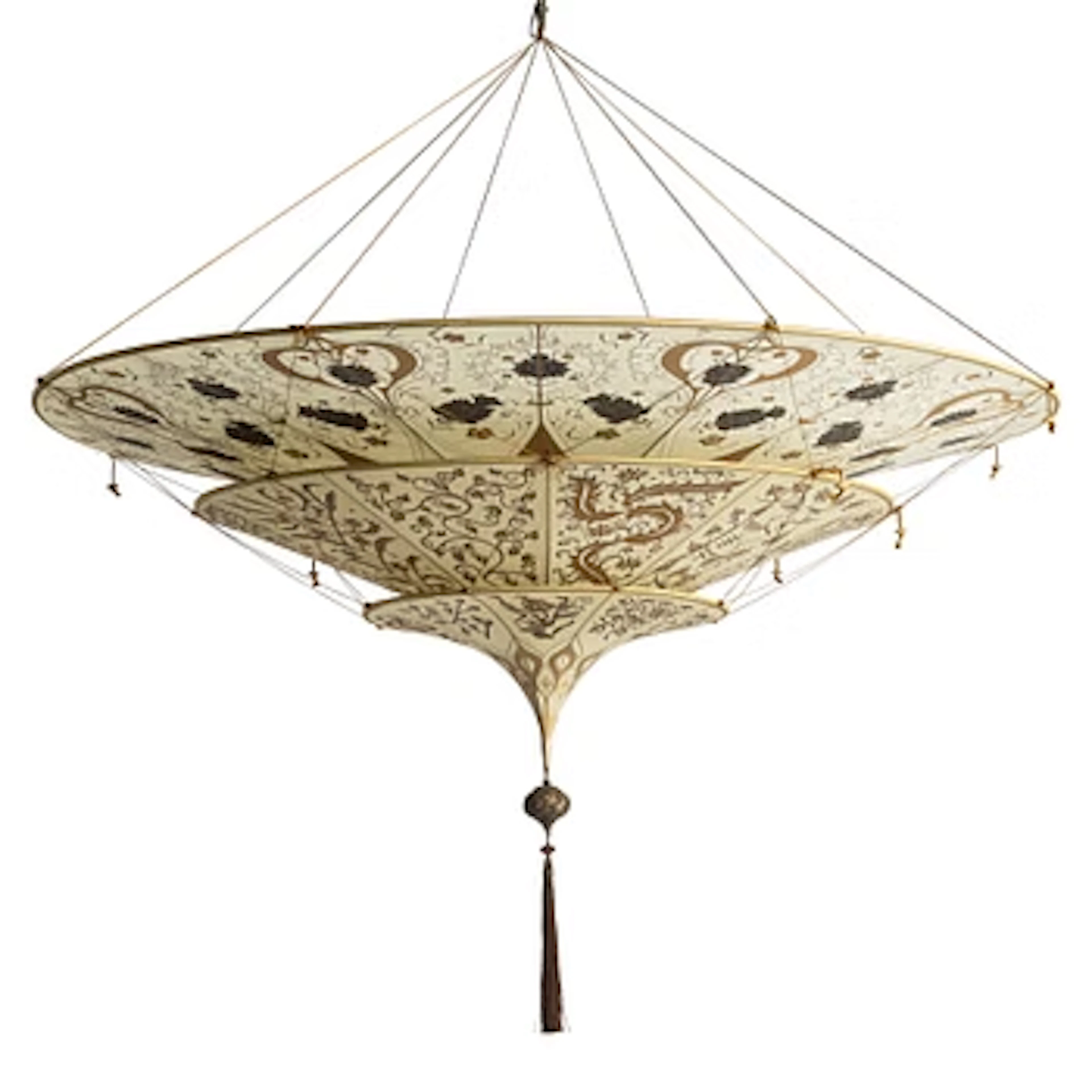 Mariano Fortuny, a pendant lamp, 'Scheherazade', Venetia Studium