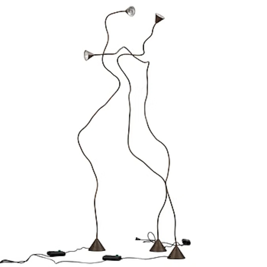 Sergio Calatroni, floor lamps, three, “Papiro”, Pallucco, Italy, 1990s.