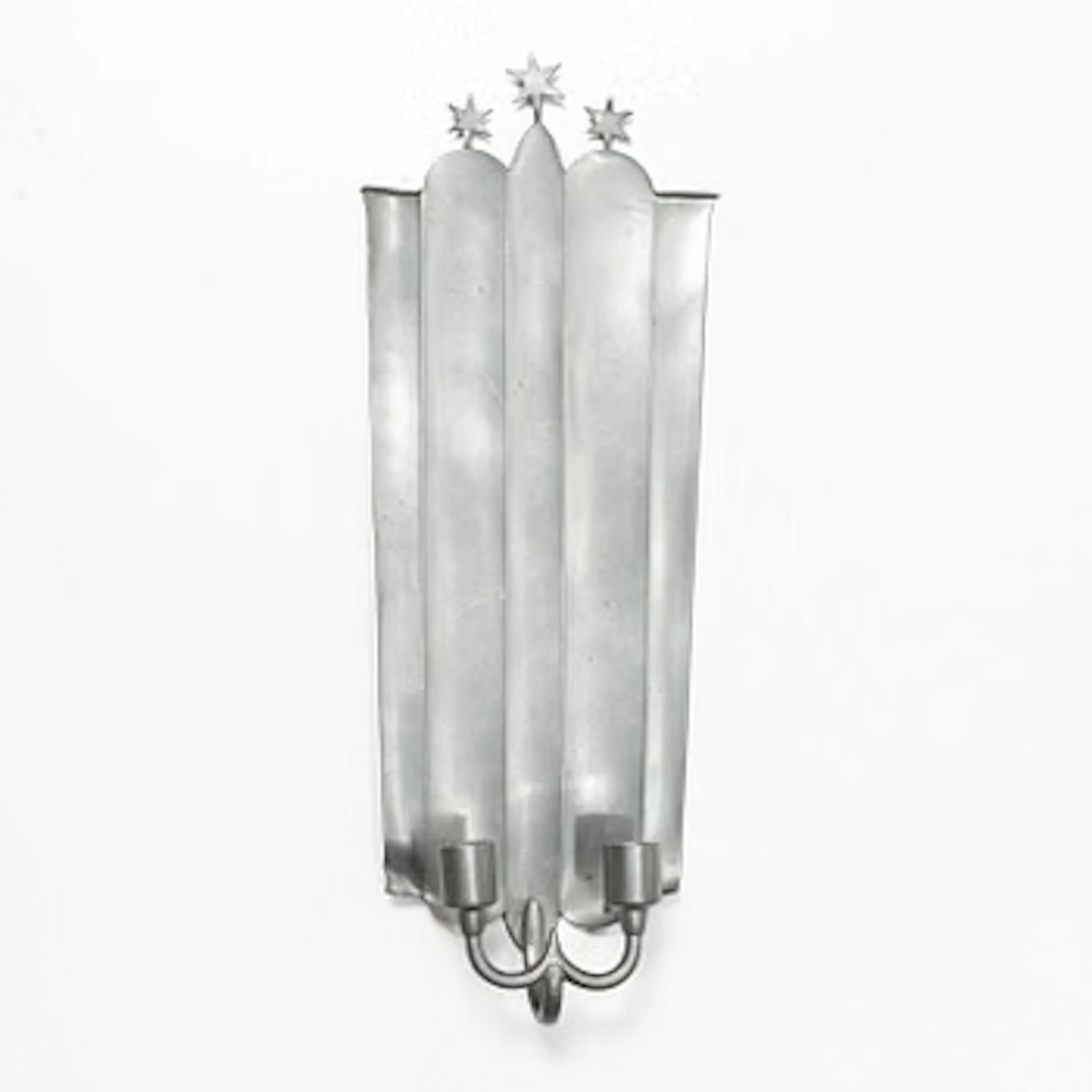 Edvin Ollers, Wall light, pewter, Schreuder & Olsson, Stockholm, 1934.