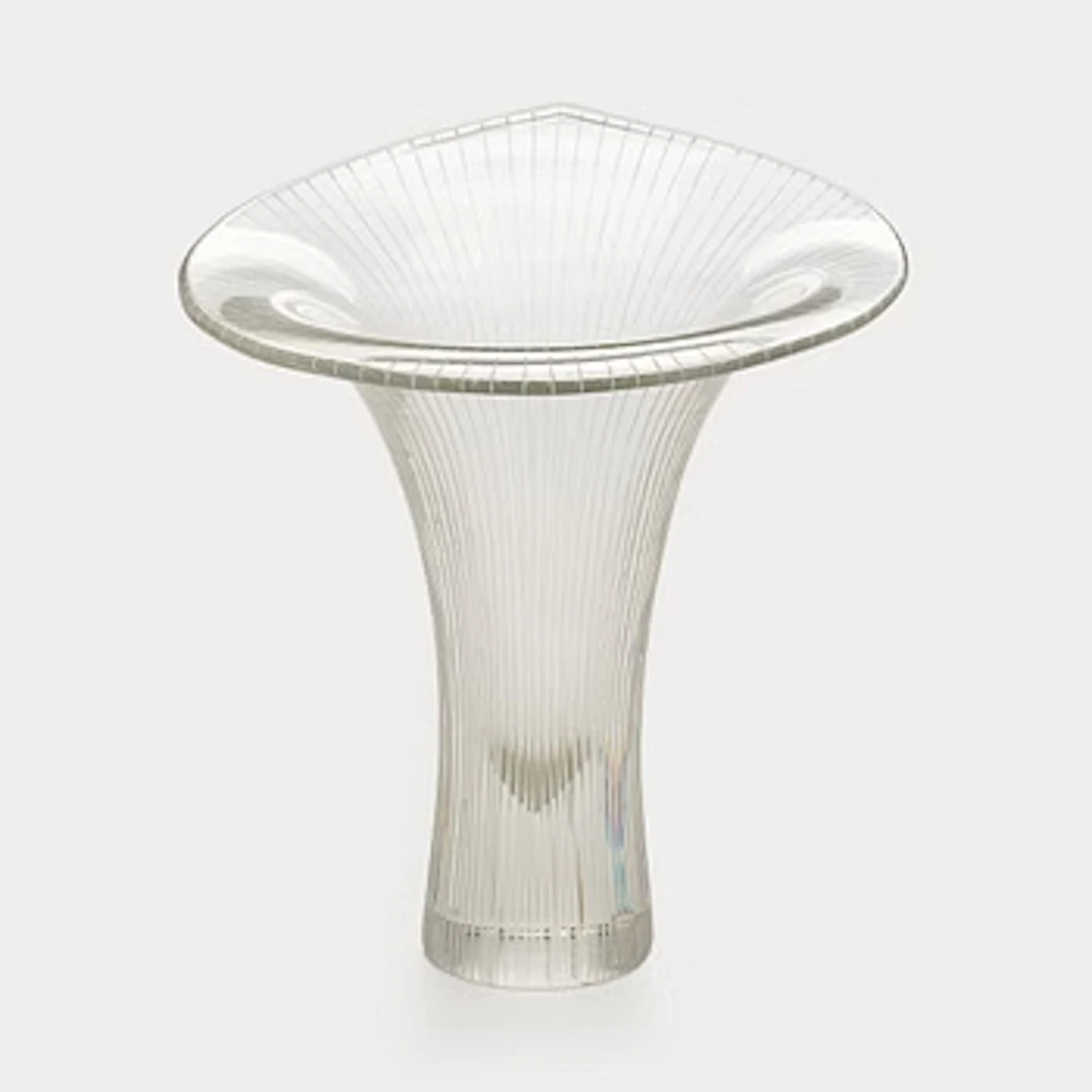 Tapio Wirkkala, a 'Chanterelle' glass vase, signed Tapio Wirkkala Iittala.