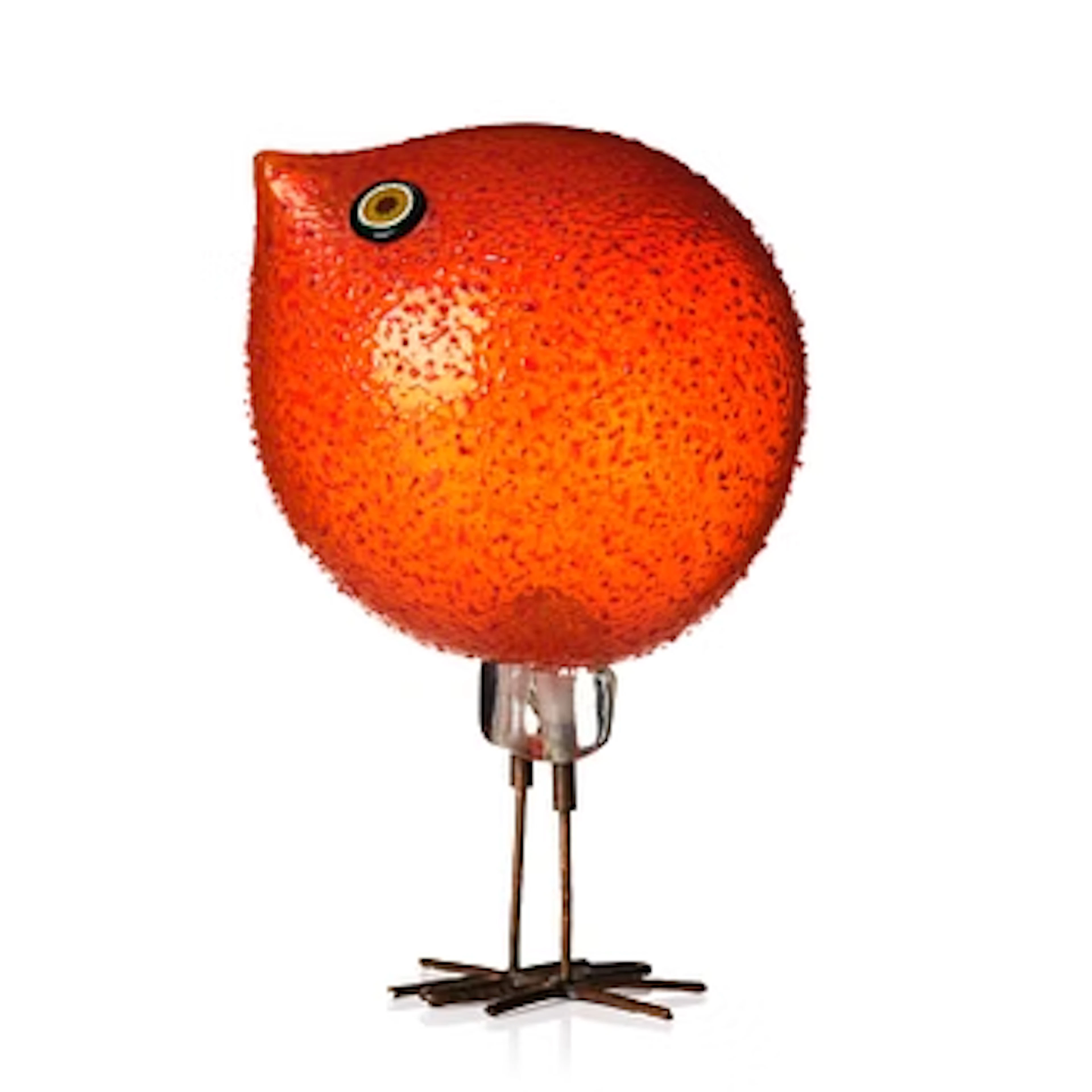 Alessandro Pianon, a "Pulcino" glass sculpture of a bird, Vetreria