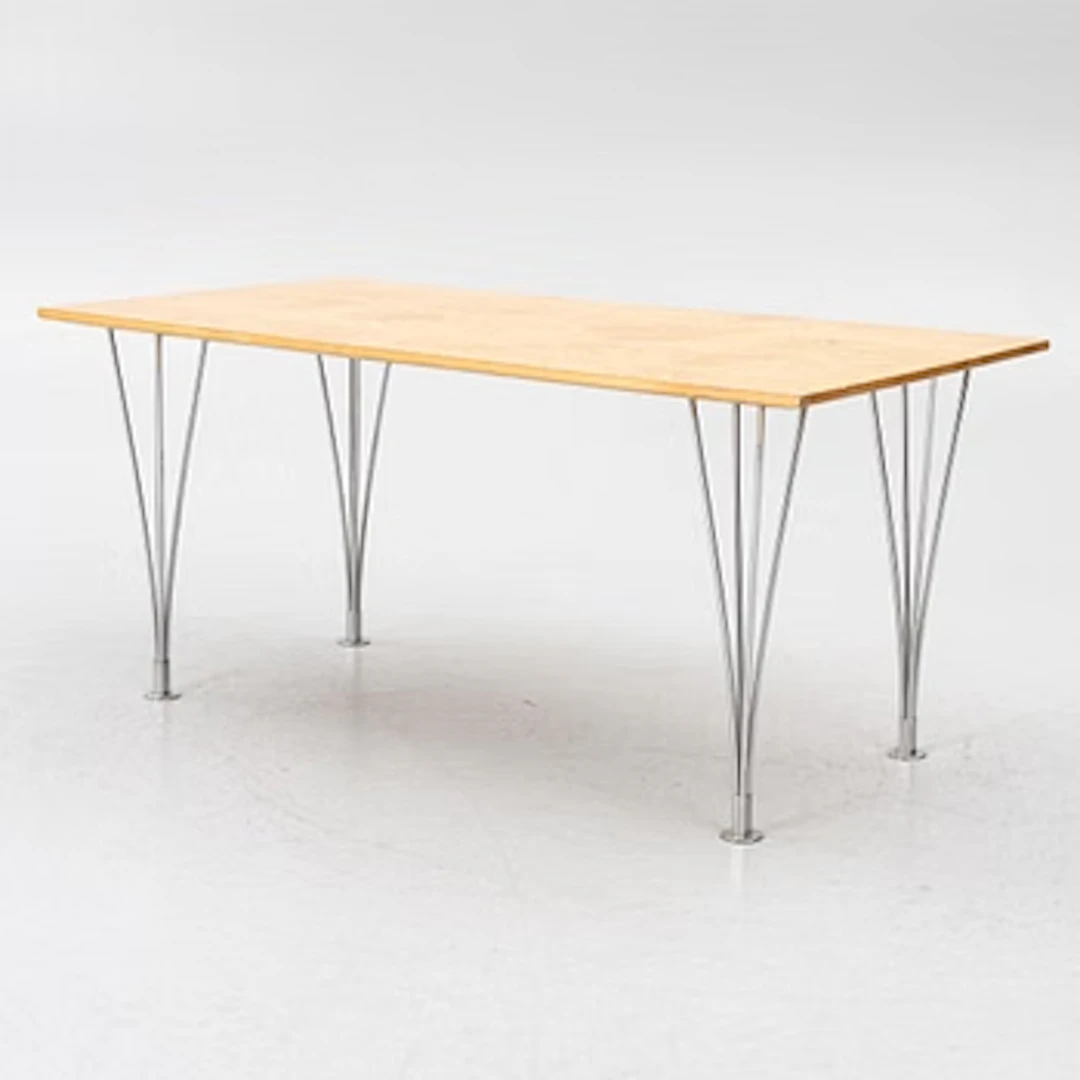 Bruno Mathsson and Piet Hein, desk, Bruno Mathsson International, Värnamo.