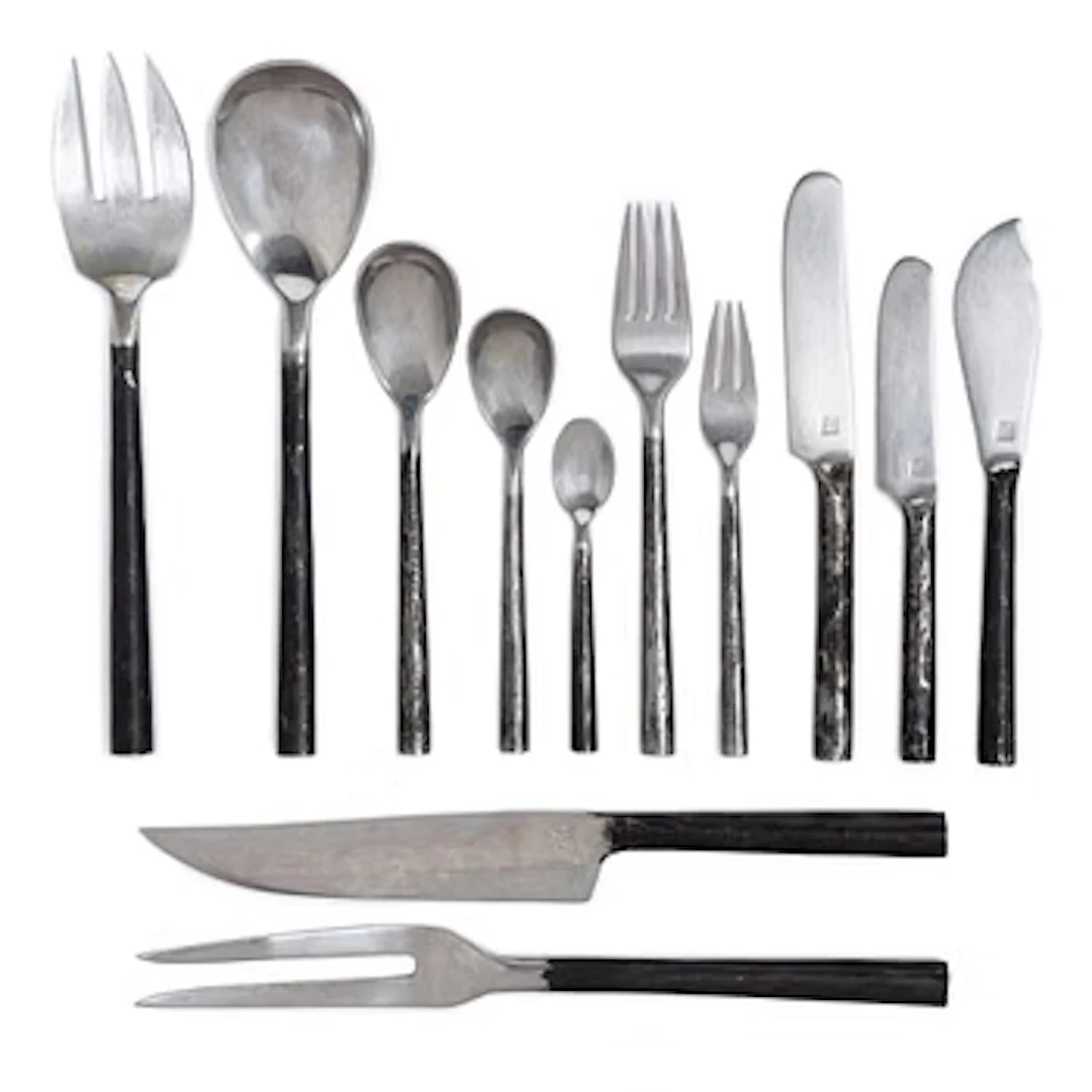 Jaivid Rangthong, a 61 pieces cutlery service, Rangthong, Thailand.