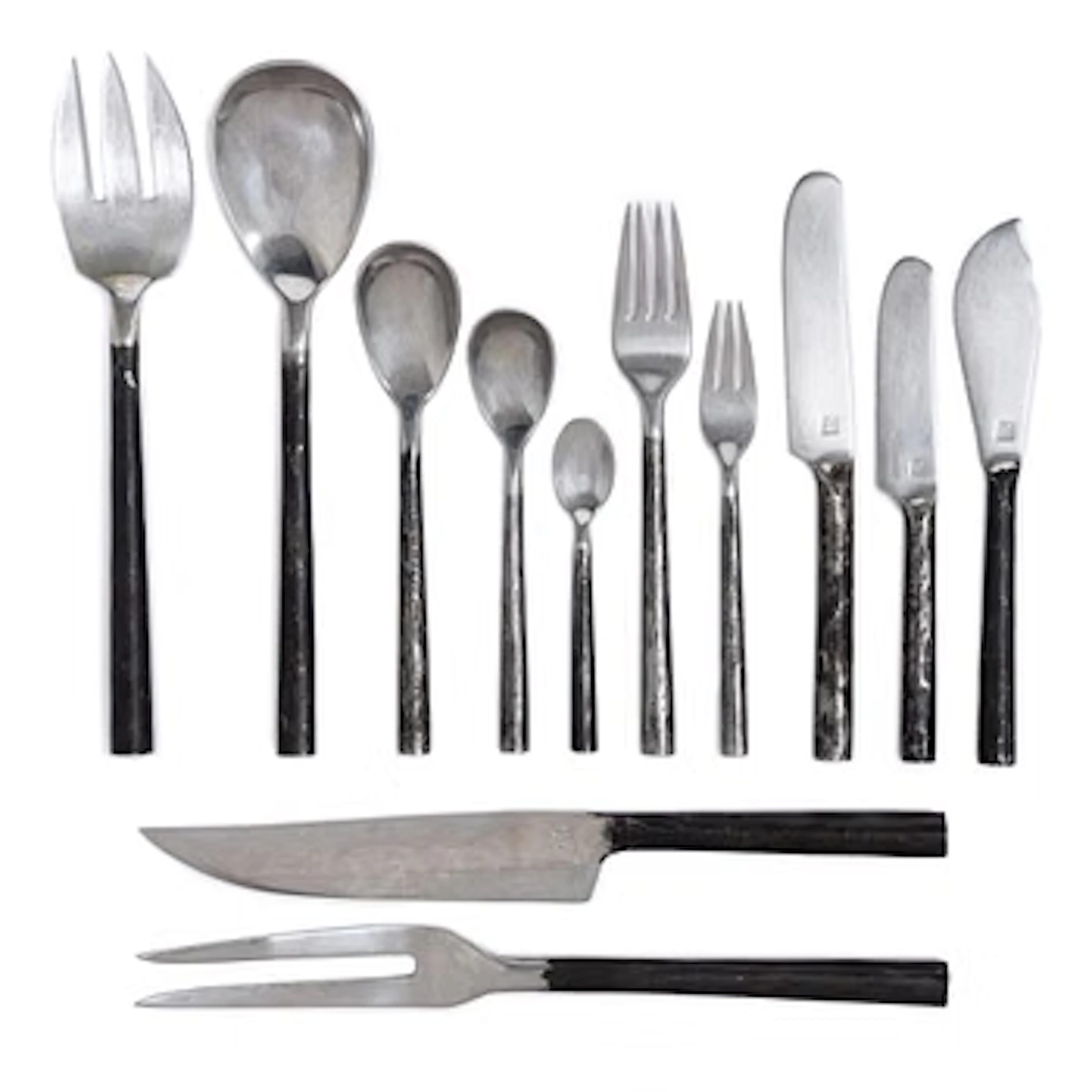 Jaivid Rangthong, a 61 pieces cutlery service, Rangthong, Thailand.