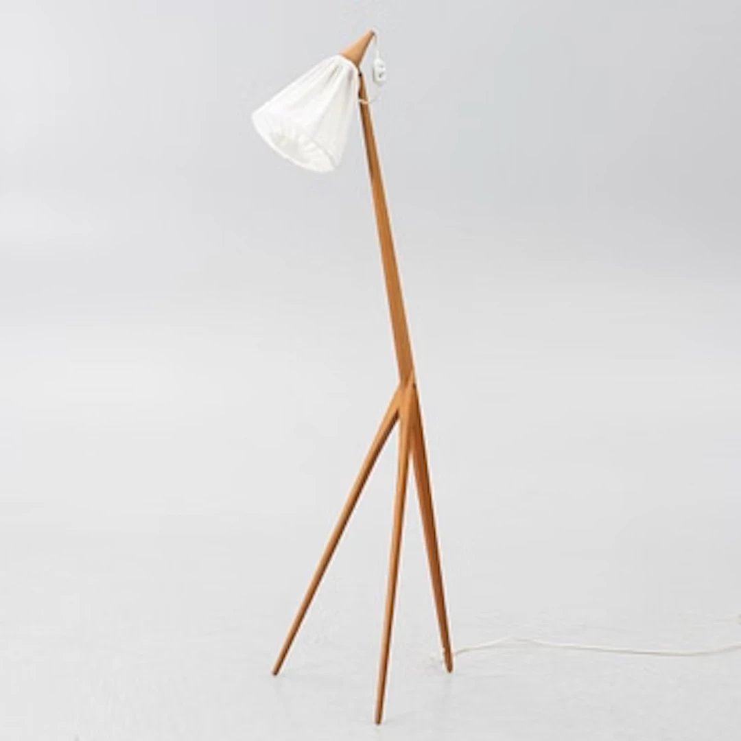 Uno & Östen Kristiansson, Floor lamp, “Giraffen”, Luxus, 1950s.