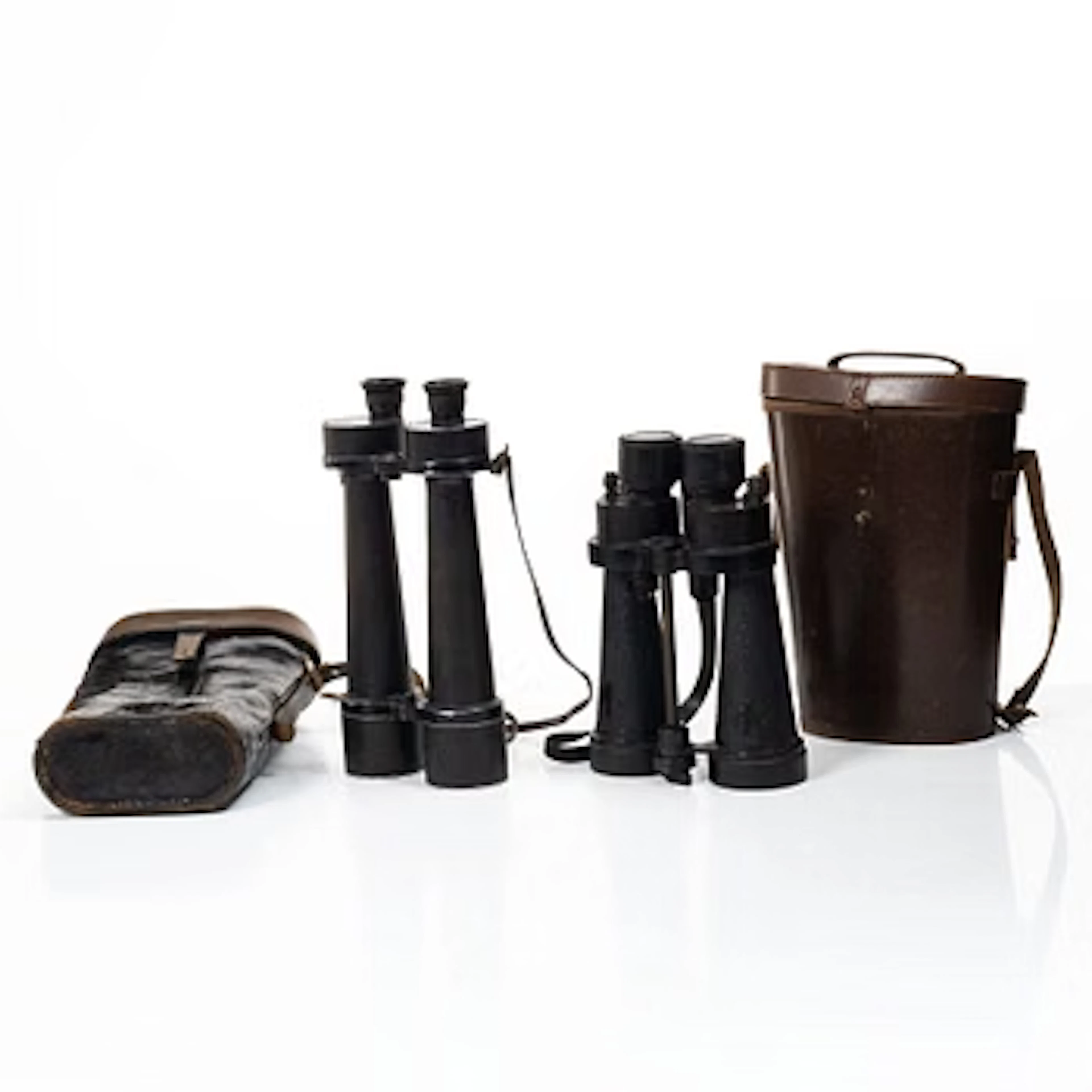 Marine binoculars, 2 pcs, Zeiss Jen Delfort 18x50 and Barr & Stroud 7x.