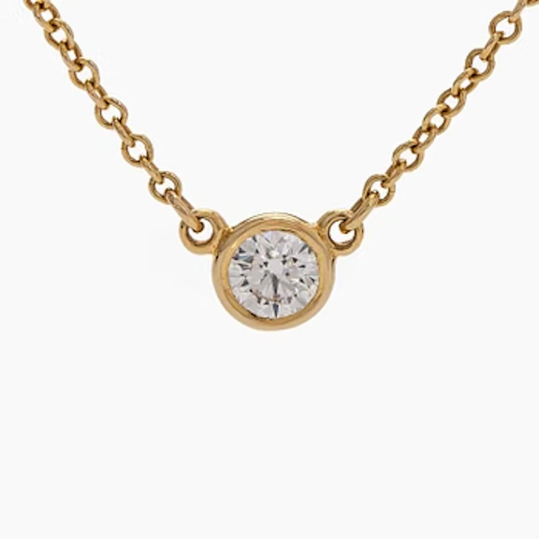 Tiffany & Co, Elsa Peretti, an 18K gold 'Diamonds by the Yard' necklace